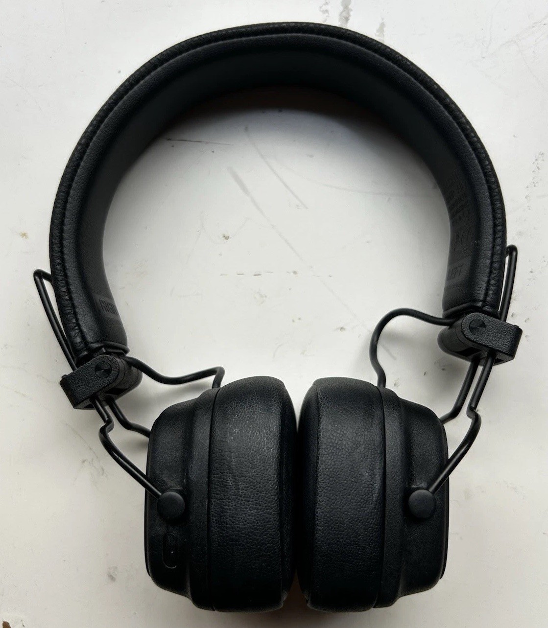 Marshall Major IV Wireless Bluetooth On-Ear Headphones Black Tested Working