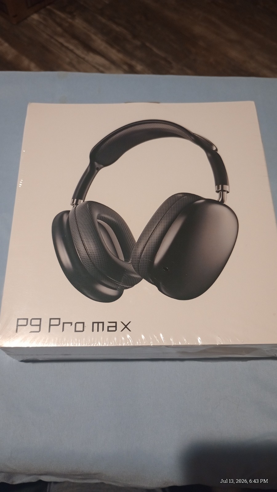 New P9 PRO MAX Headphones Noise Cancelling Bluetooth Earphones Black
