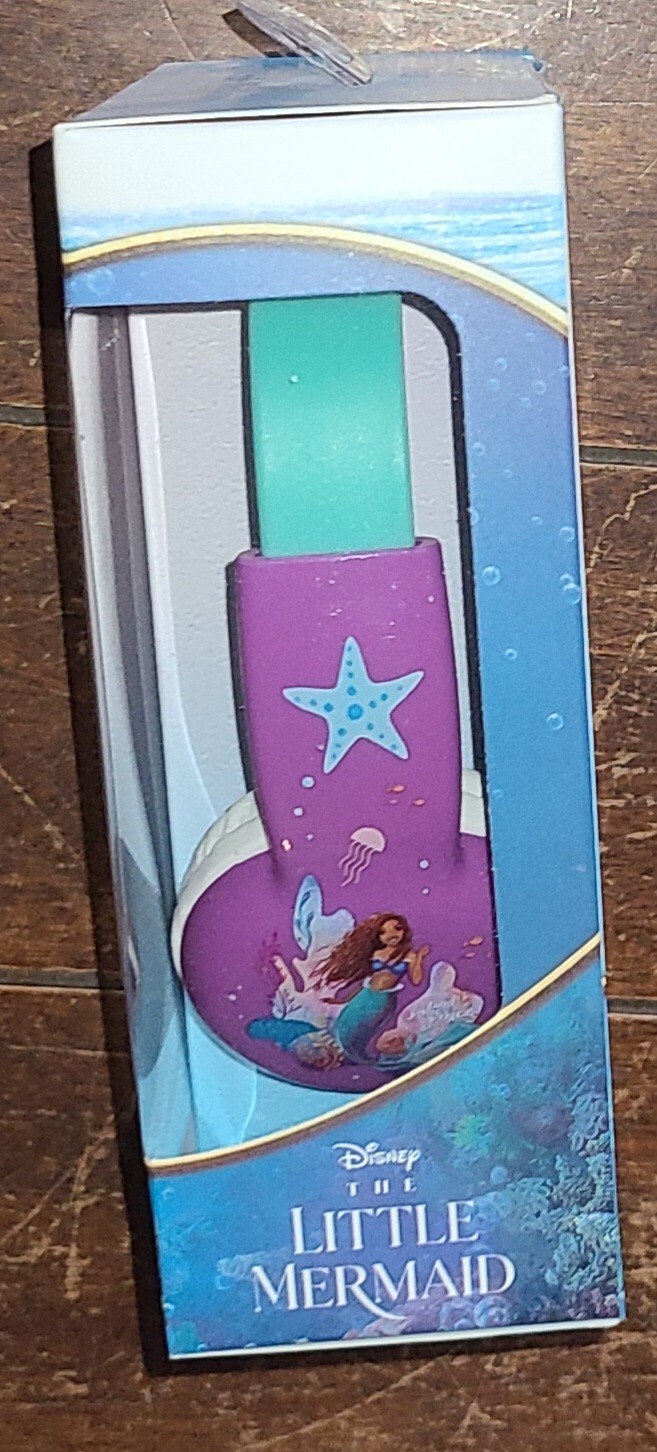 Disney’s LITTLE MERMAID Kid Safe Headphones! In-Line Microphone #KI061523