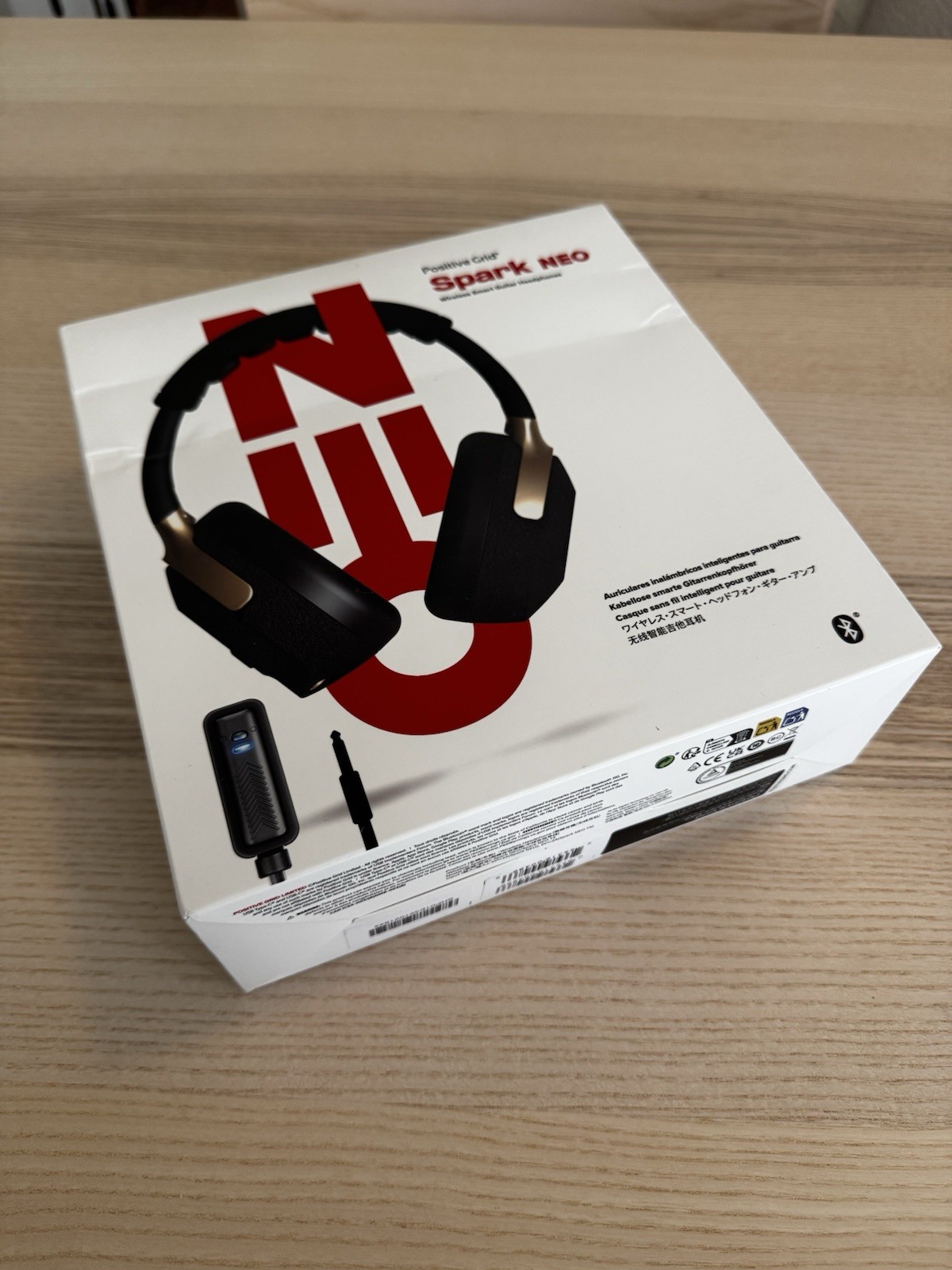 Positive Grid Spark NEO Wireless Over-Ear Headphones w/ Mic Black/Gold