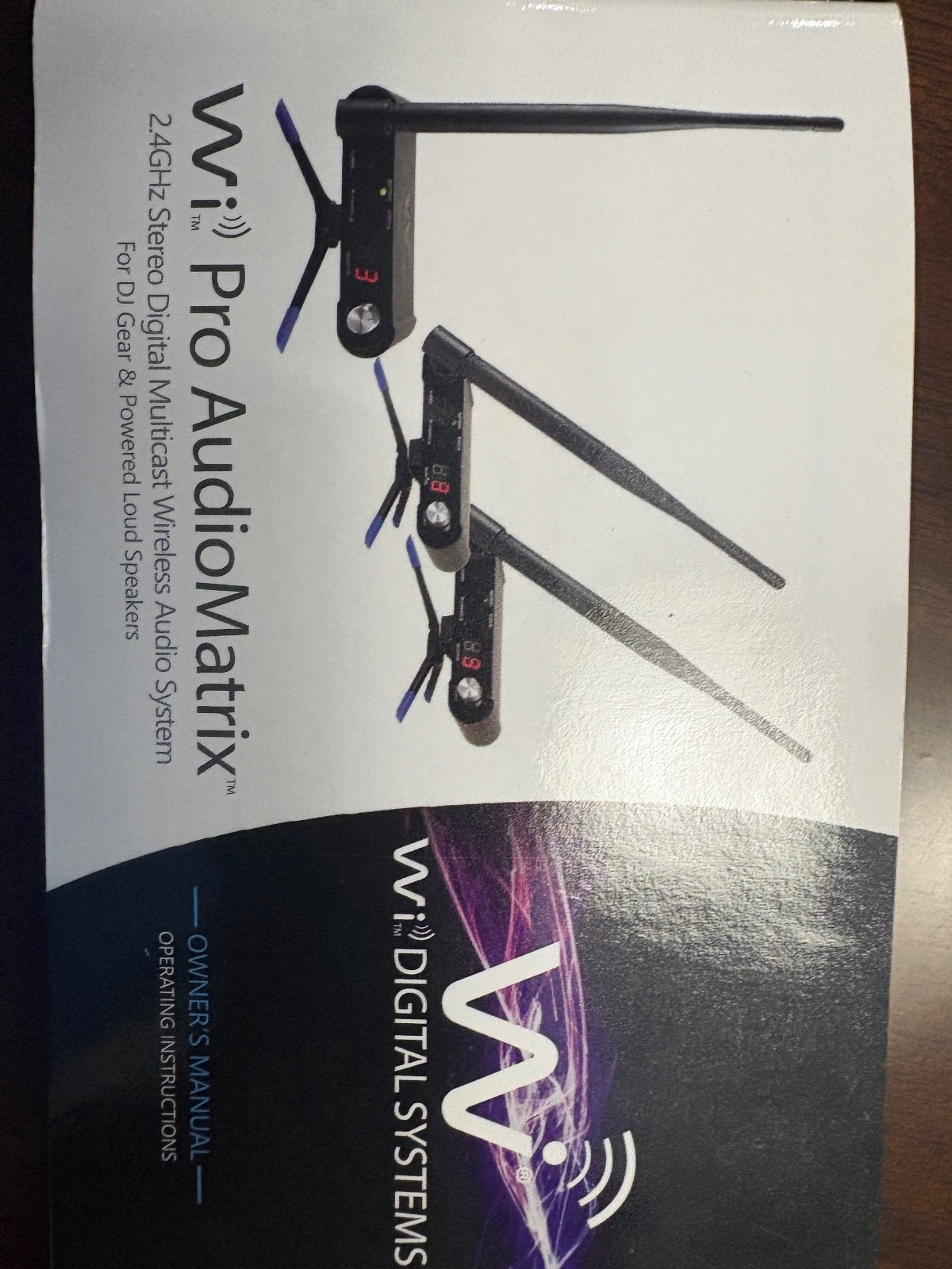WI pro audiomatrix stereo 2.4 ghz