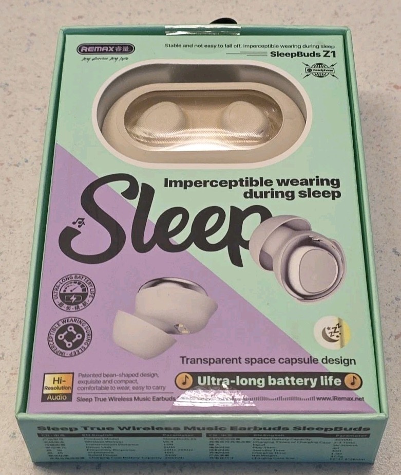 REMAX SleepBuds Z1 True Wireless Bluetooth 5.4 Music Earphones Ear Buds – NEW