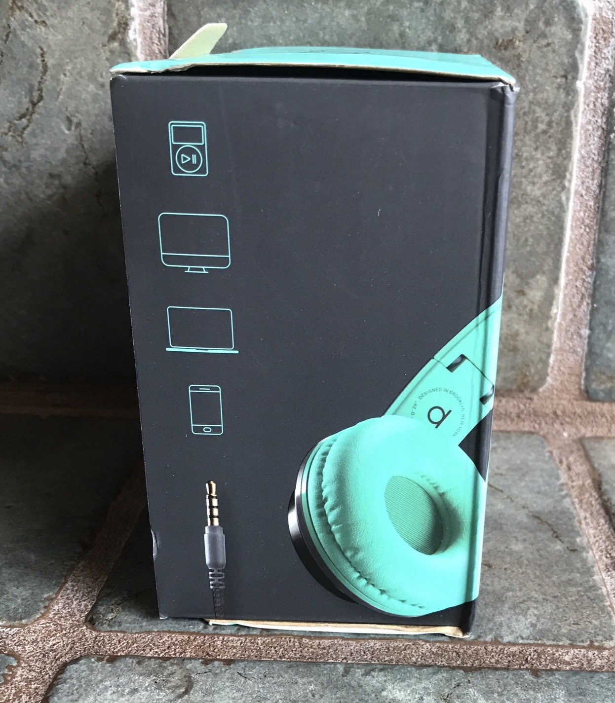 Artix Mint Green Foldable On-Ear Adjustable Wired Headphones Lightly Used