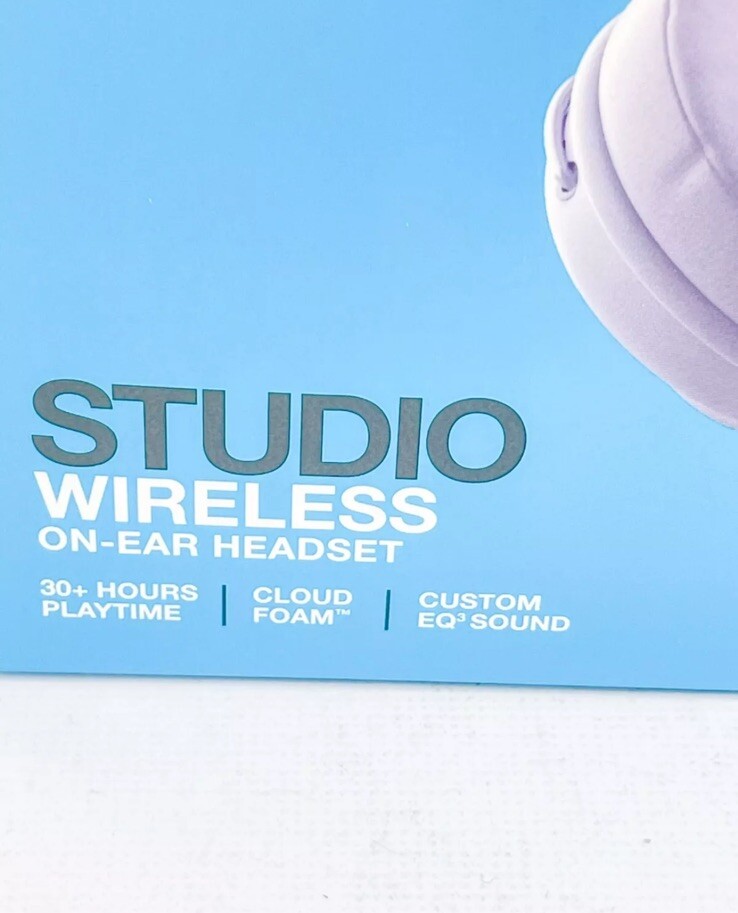 JLab Studio Wireless Bluetooth On Ear Headphones 30+ Hours Lilac Cloud Foam