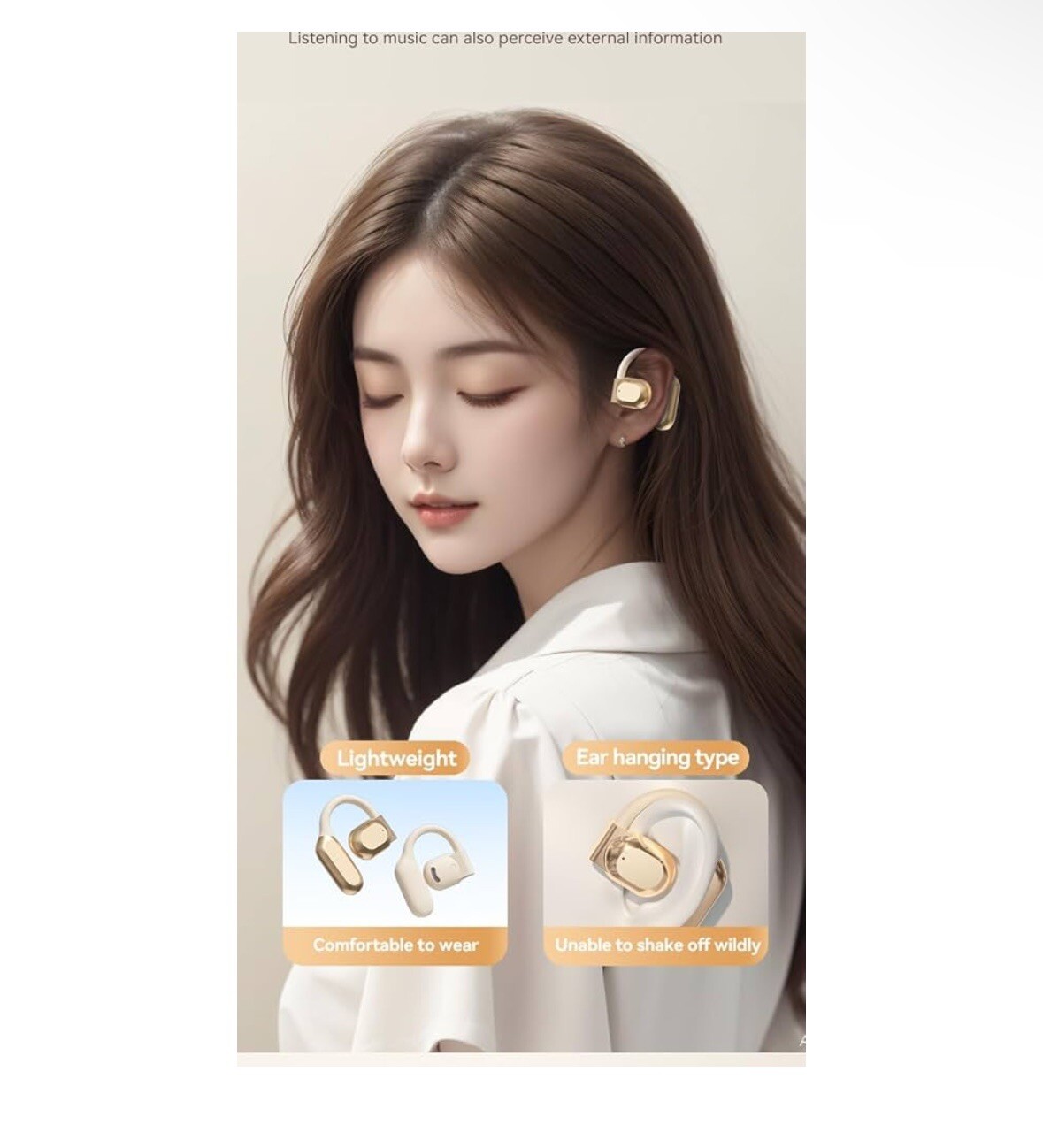 Language Translator Earbuds Wireless AI Headphones 144 Languages for Android iOS