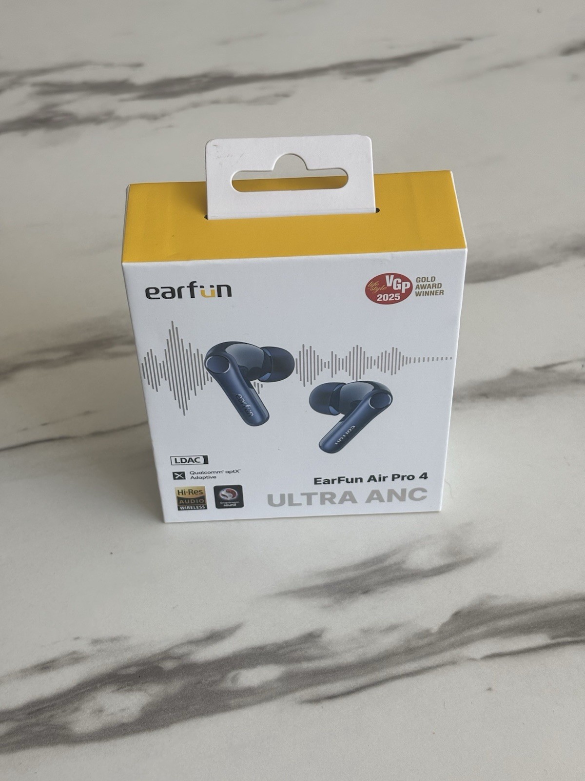 EarFun Air Pro 4 Adaptive Hybrid Noise Canceling Wireless Earbuds, Blue