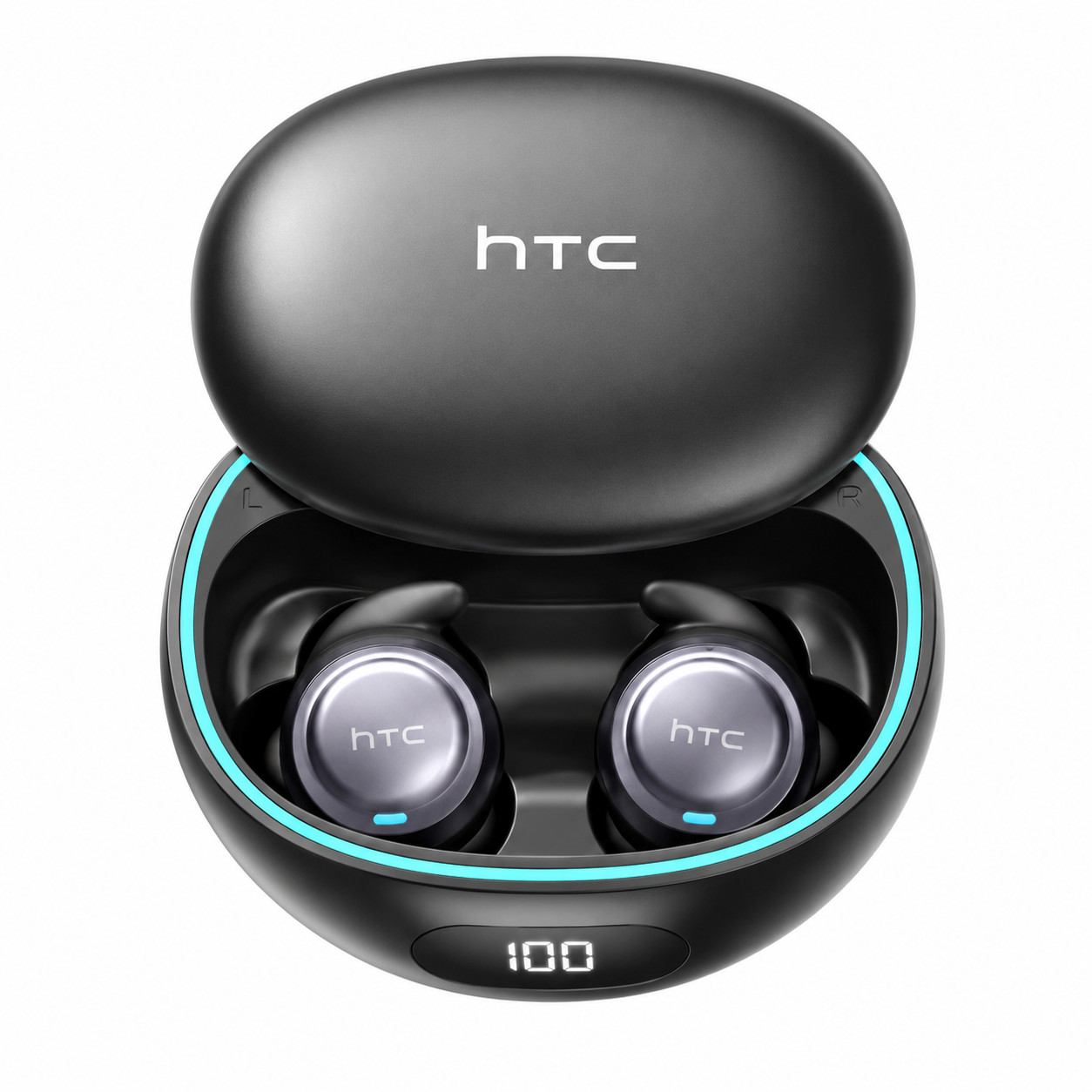 HTC NE96 Mini Sleep Earbuds Bluetooth 6.0 Side Sleeper LED Case IPX5