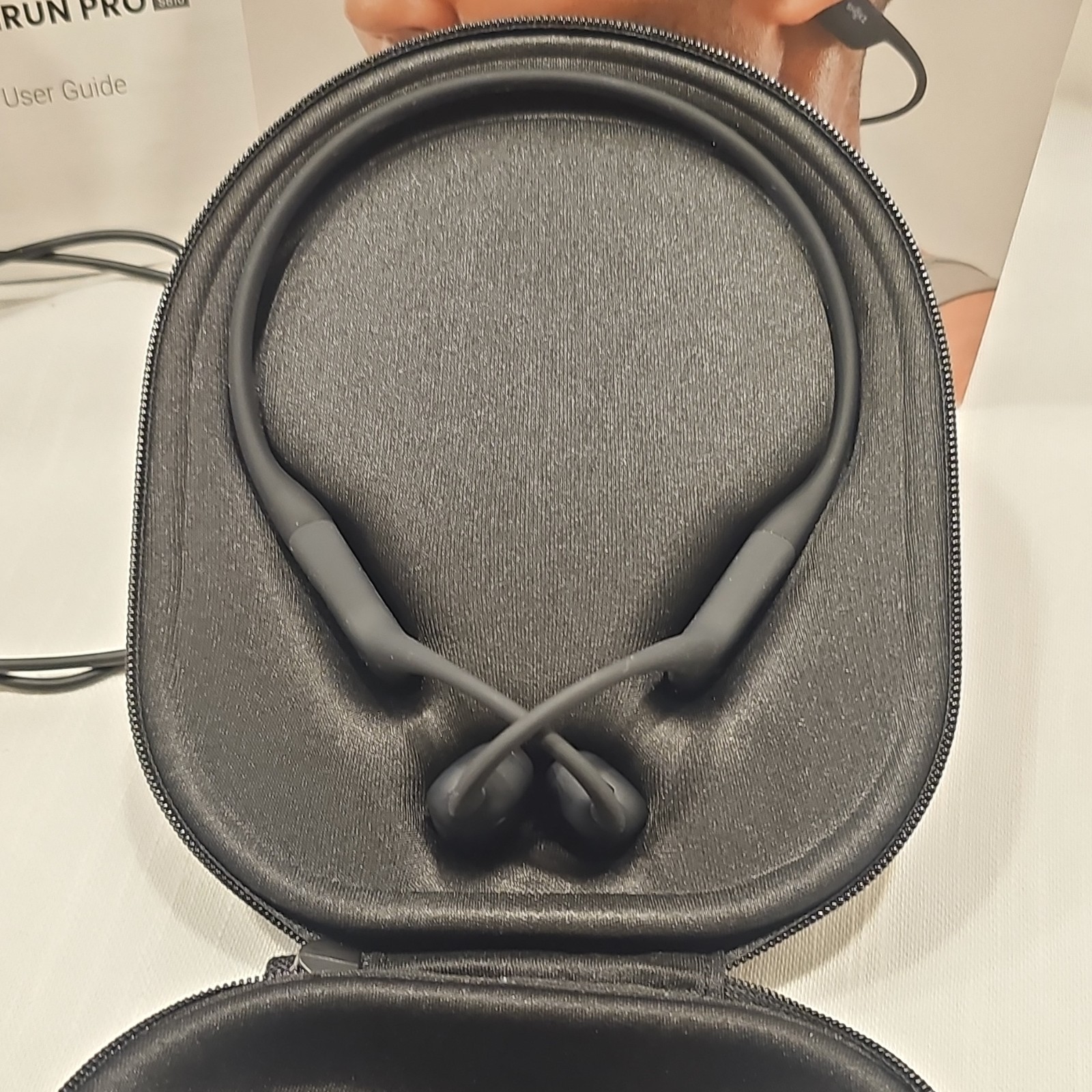 Shokz OpenRun Pro S810 Bone Conduction Open-Ear Neckband Headphones BT Black