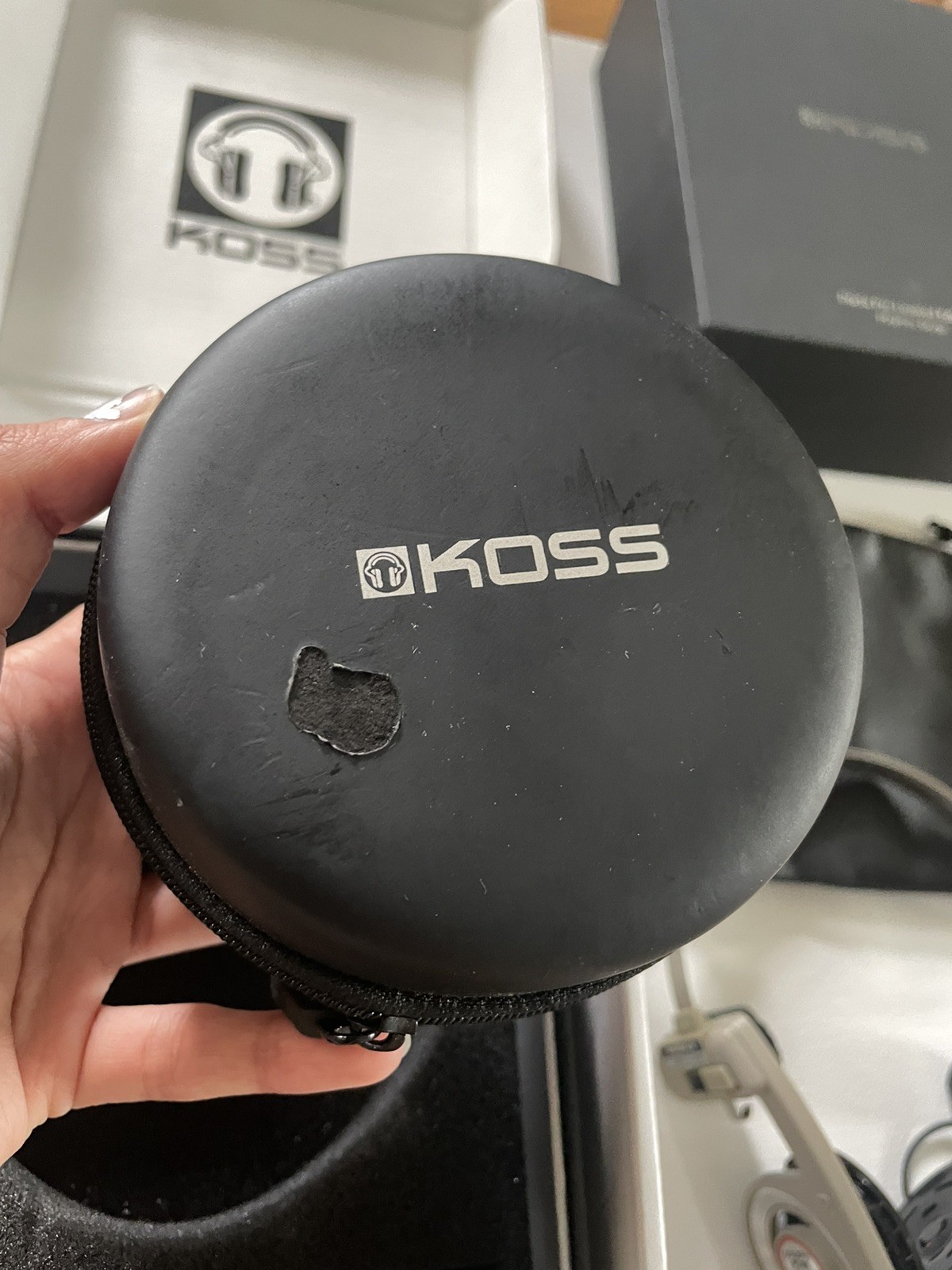 Koss Porta Pro Limited Edition Rhythm Beige On-Ear Headphones with Microphone