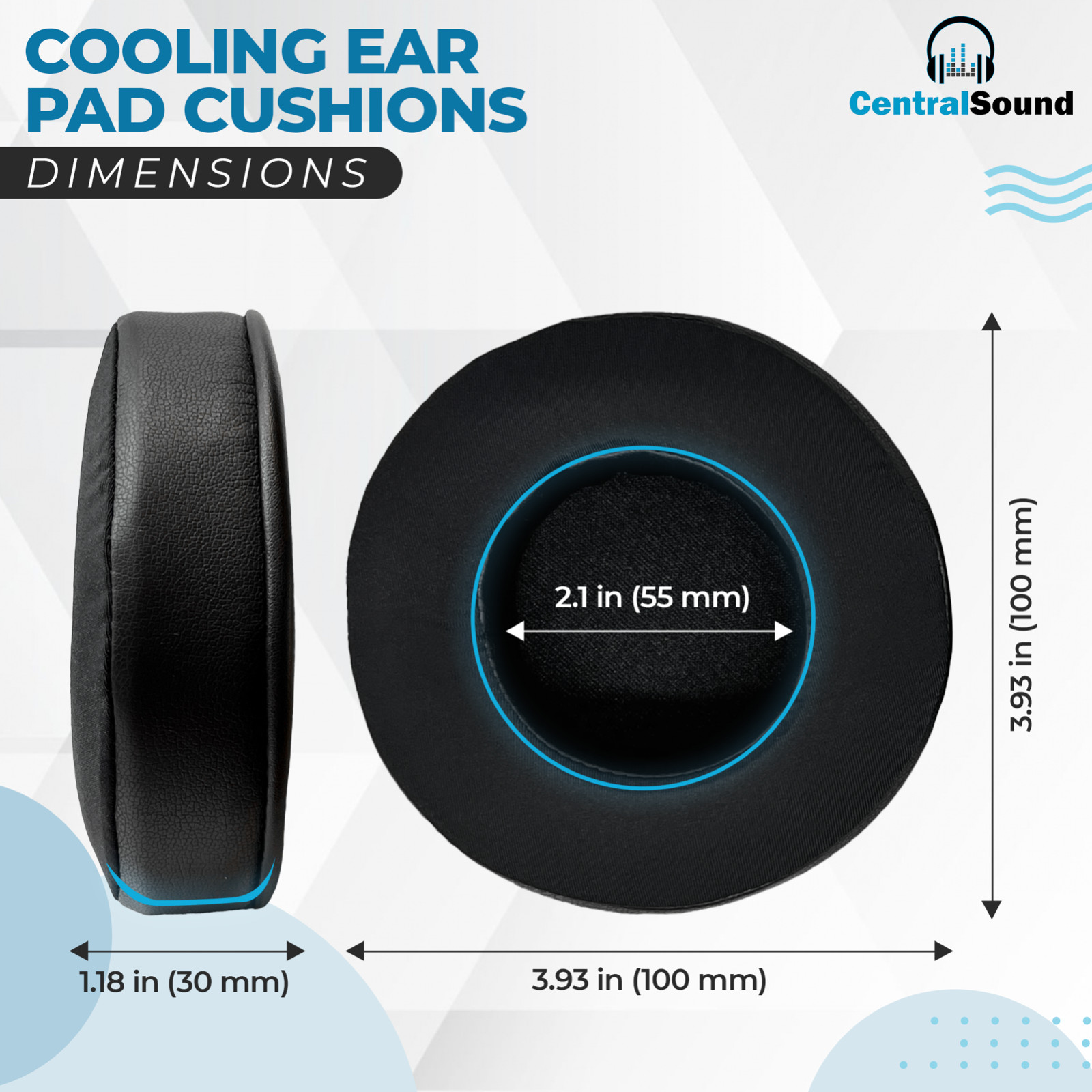 Cooling Gel Ear Pad Cushions For Beyerdynamic DT 770 DT 880 DT 990 Headphones
