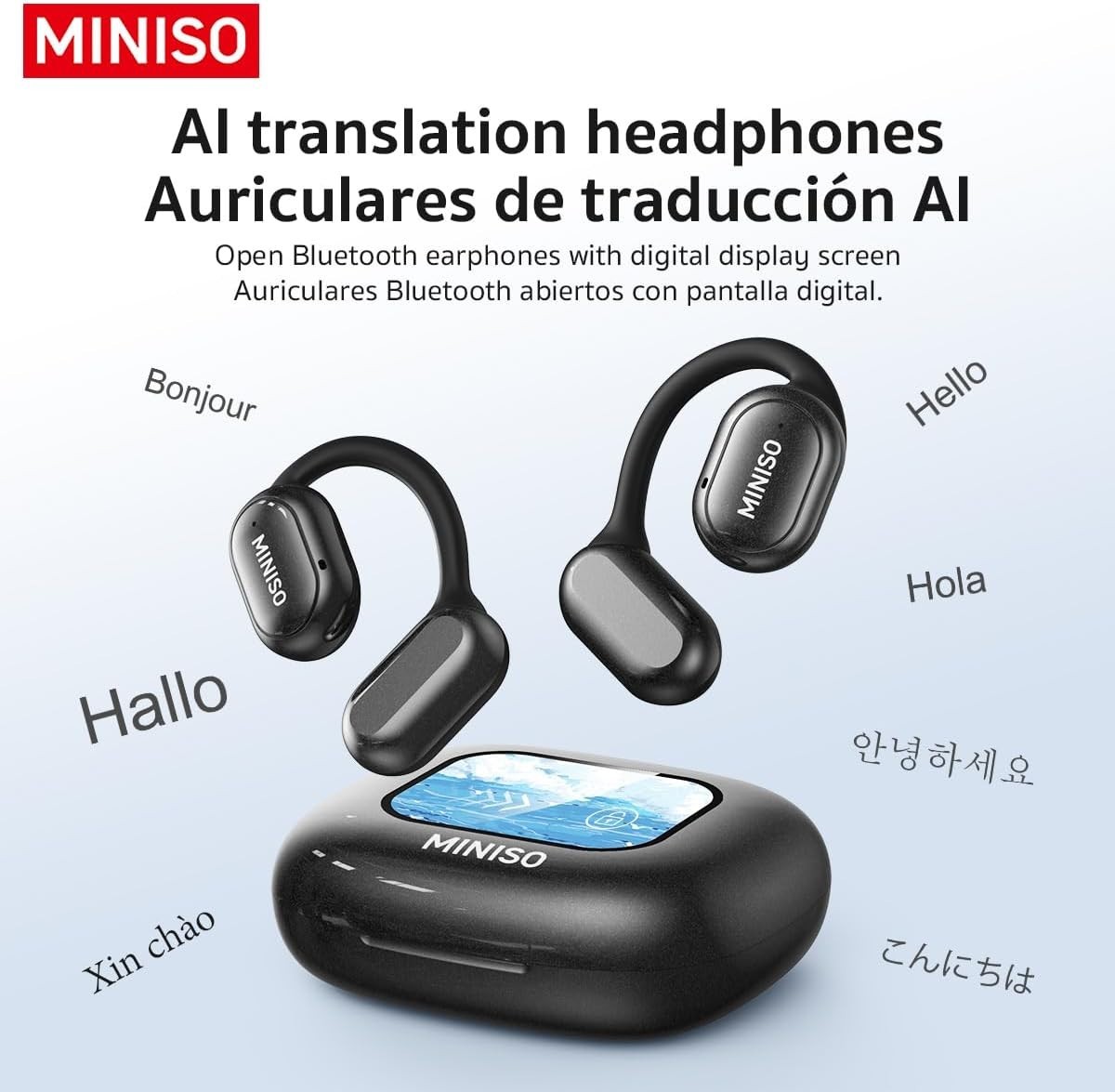 MINISO X30 OWS Translation Wireless Bluetooth Earbuds Support 135 Languages