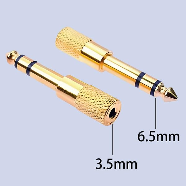 Headphone Adapter 6.35mm Male to 3.5mm Female Stereo Audio Aux Adapter 3.5mm to