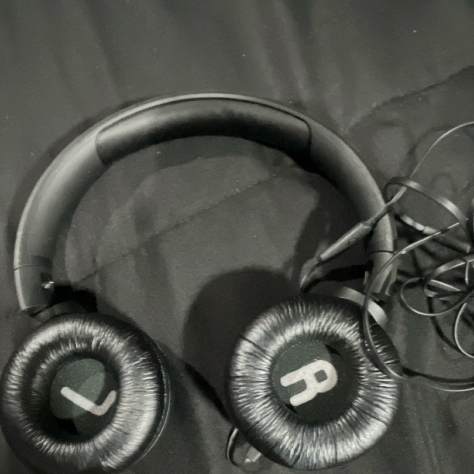 JBL Wired On-Ear Headphones Black 3.5mm 40mm Drivers 3ft Adjustable Band