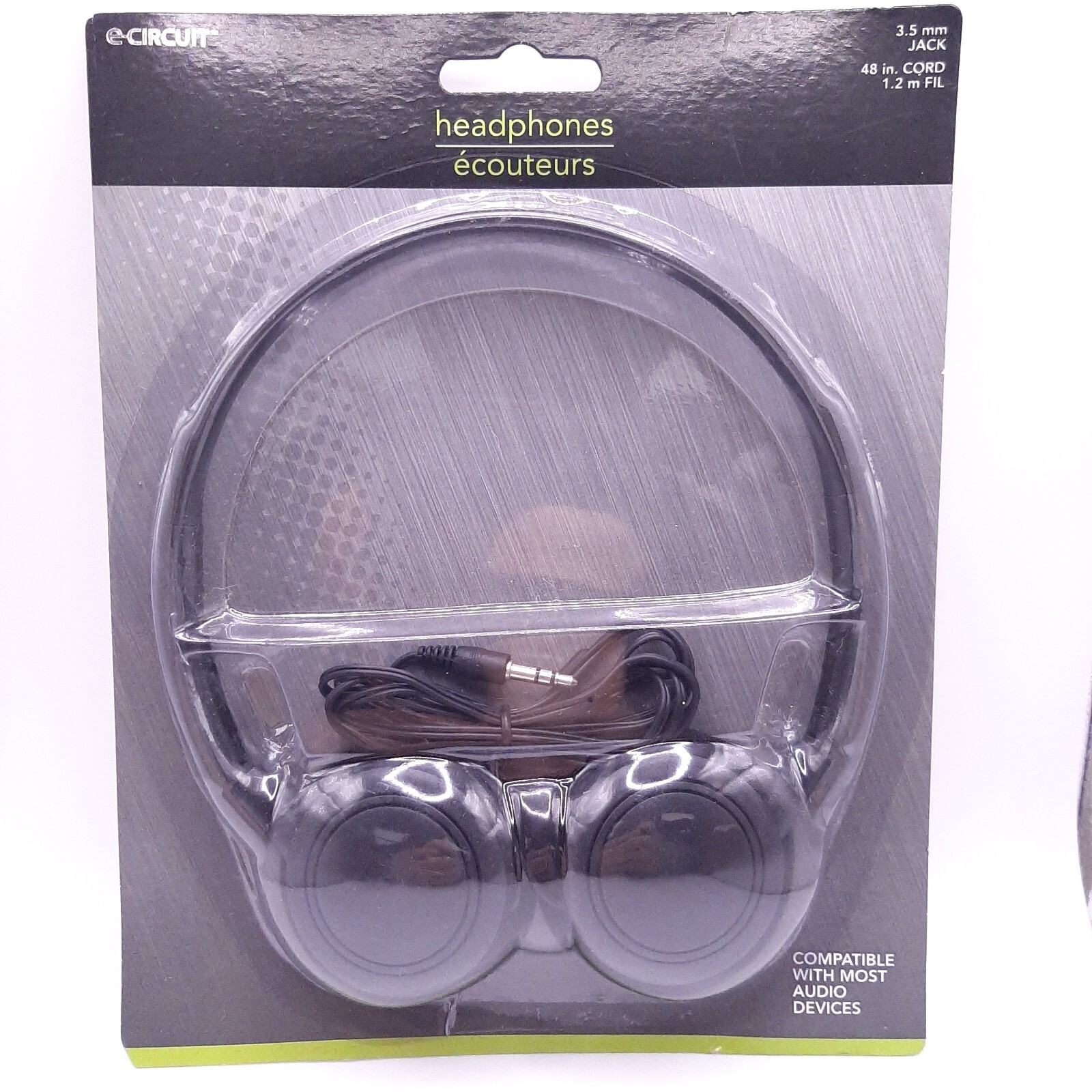 E-circuit Headphones 3.5 mm Jack 48″ Inch Cord
