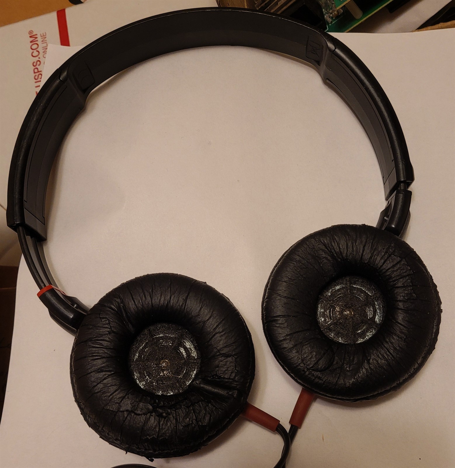 Red Sony MDRZX300 Sound Monitoring Headphones – (MDR-ZX300R) – Tested Working
