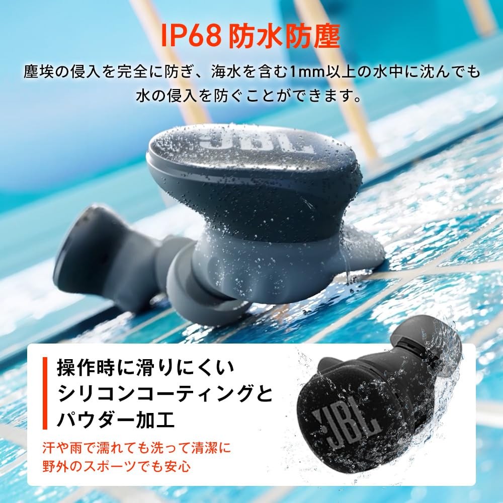 JBL Endurance Race 2 True Wireless Earbuds Sport Waterproof ANC BlackBluetooth