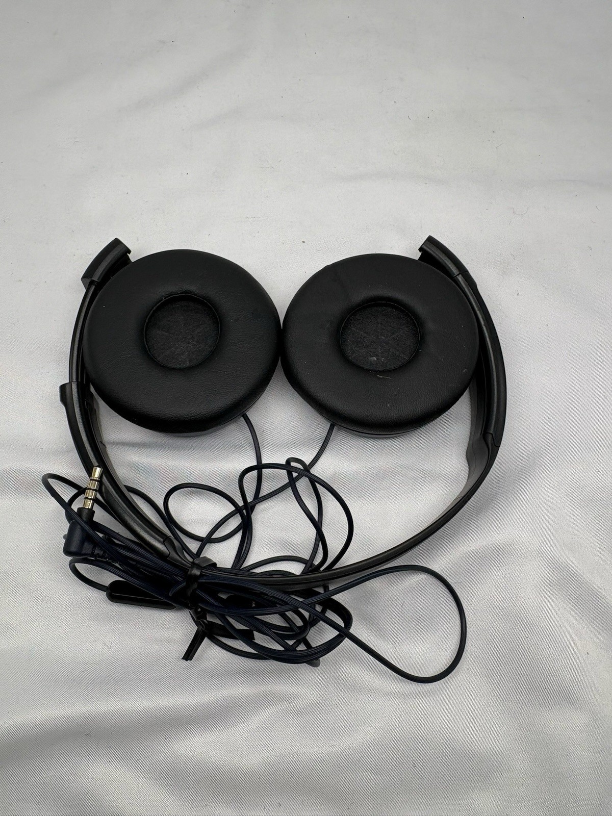 Sony MDR-ZX110 Blue Over the Ear Headphones Aux Cable Tested Working
