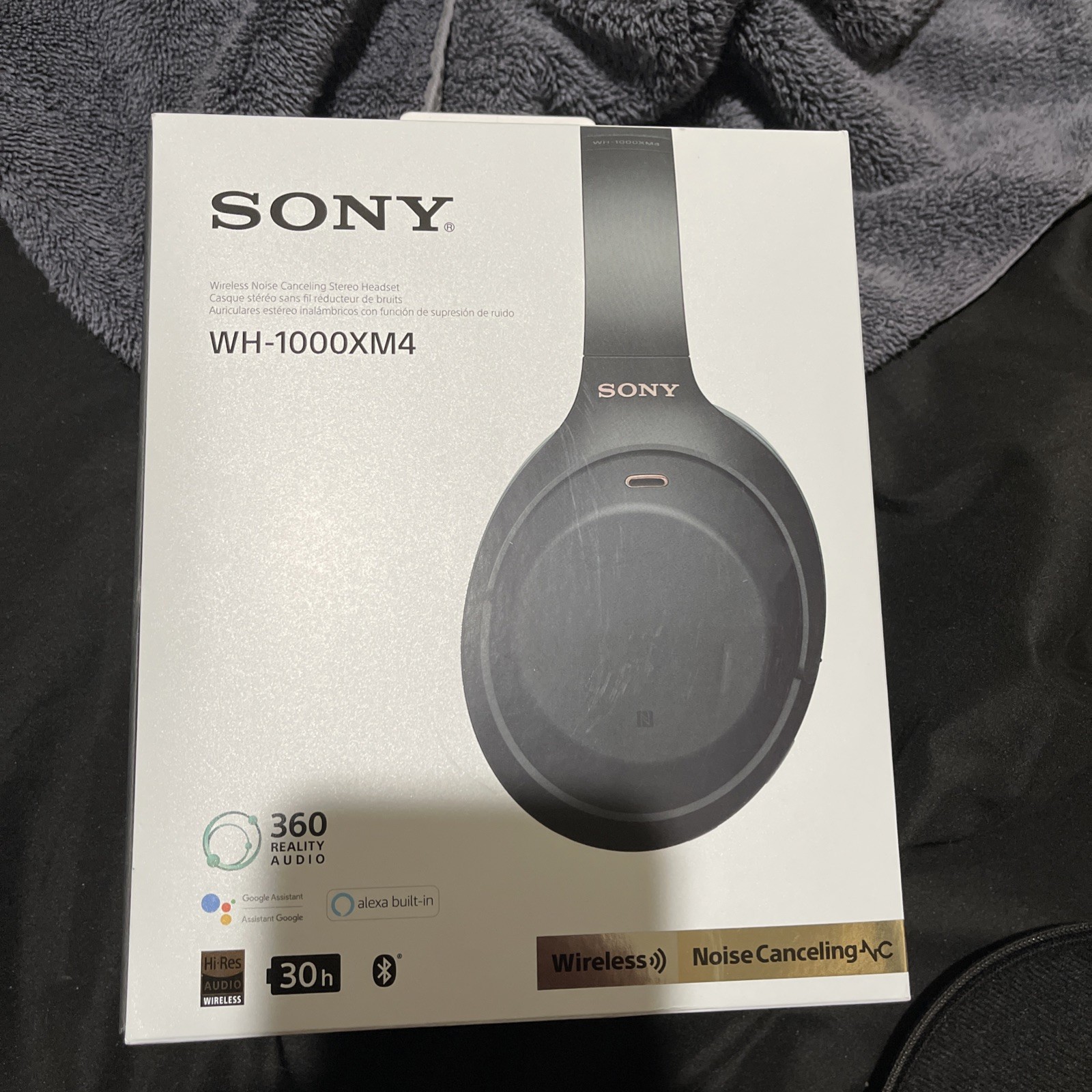 Sony WH-1000XM4 Over the Ear Wireless Headset – Black