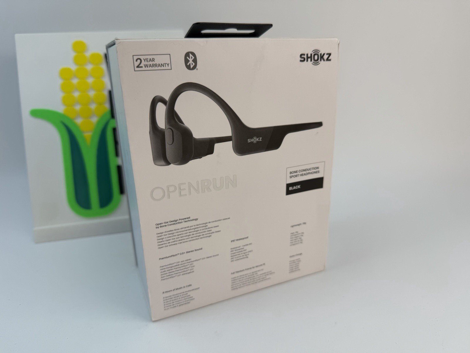 Shokz OpenRun Wireless Bone Conduction Headphones – Black S803