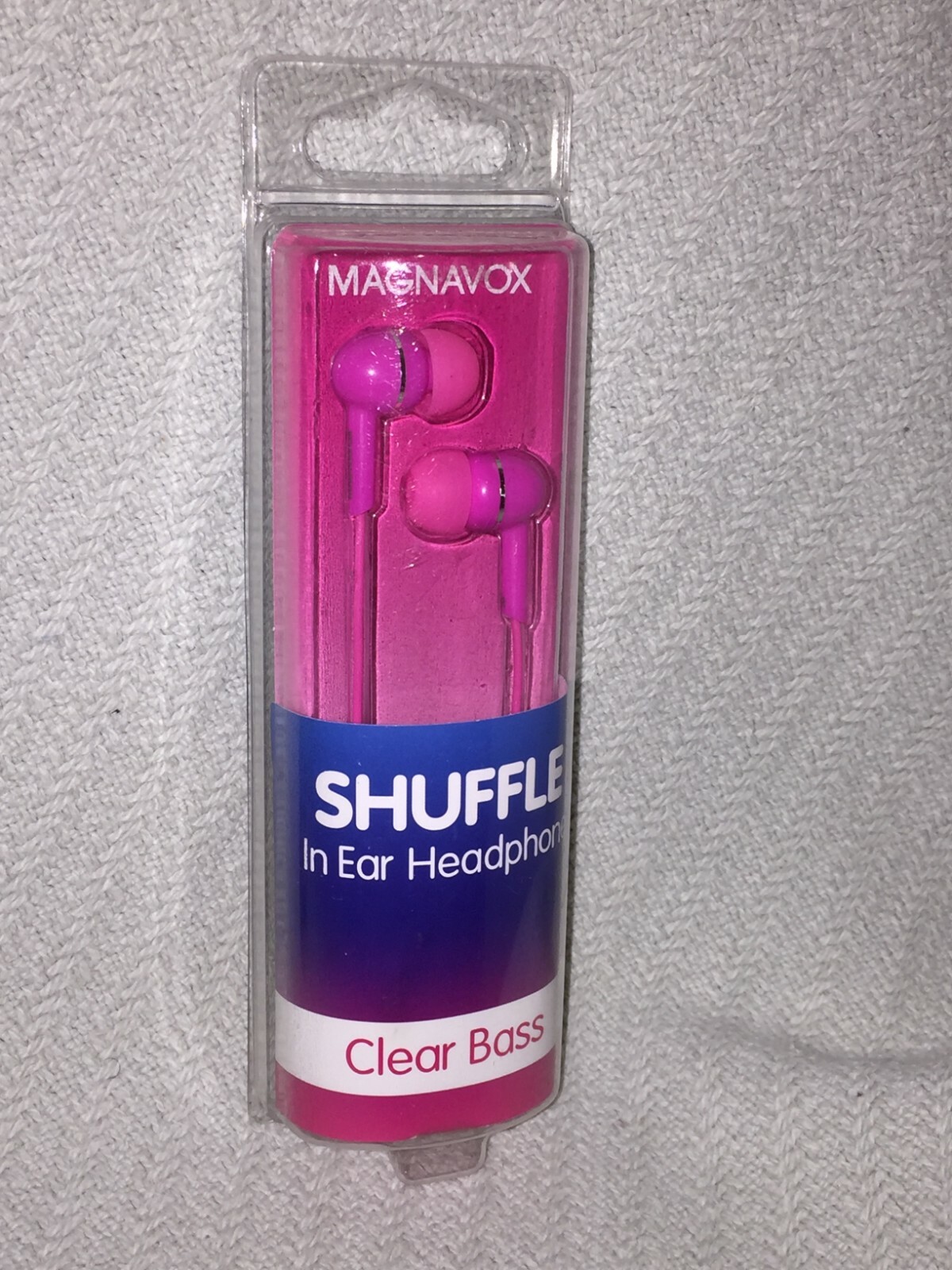 PINK MAGNAVOX Shuffle In Ear Headphones CLEAR BASS Handsfree Calling MHP4850-PK