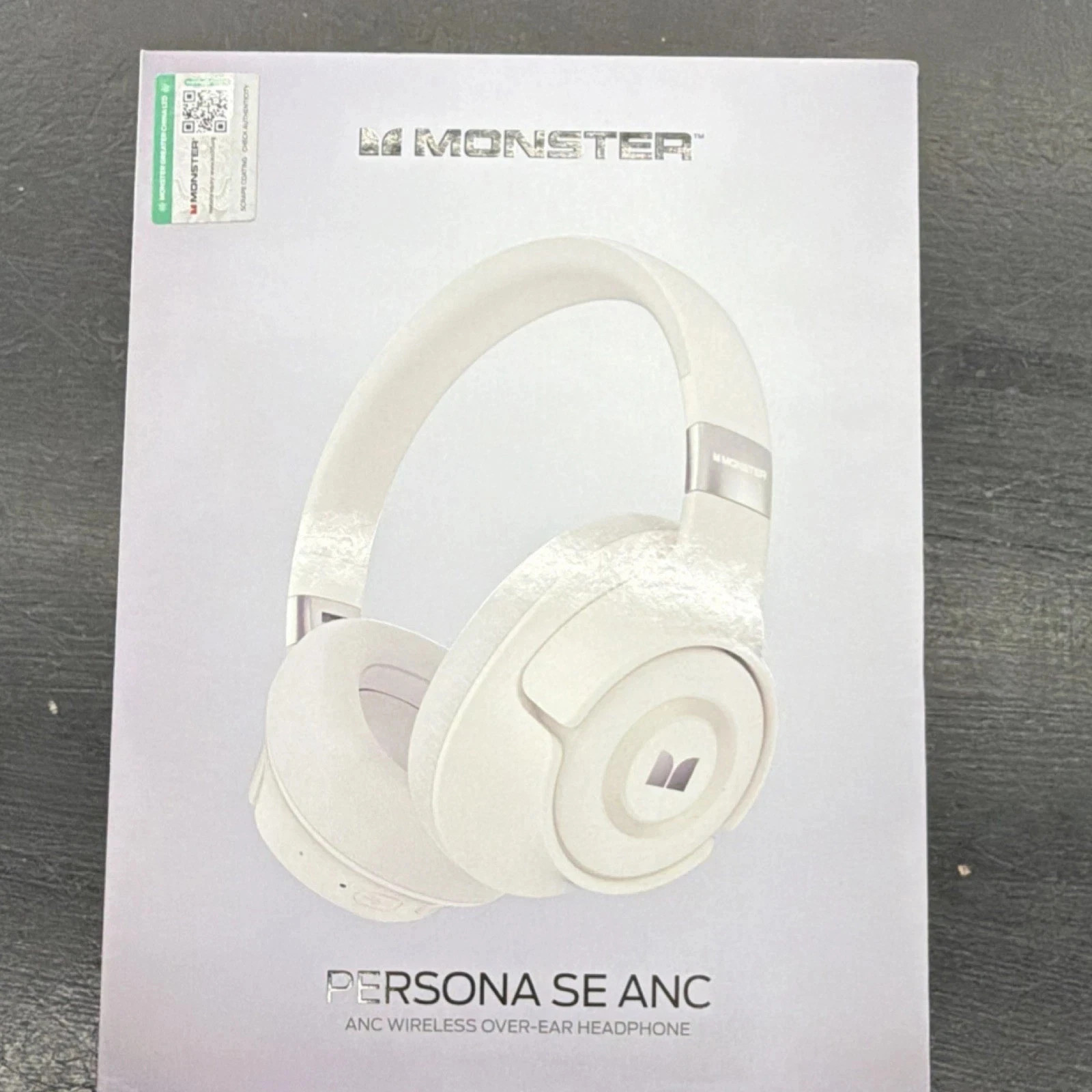 Monster Persona SE ANC Bluetooth Over-Ear Headphones Ambient Sound Mode White