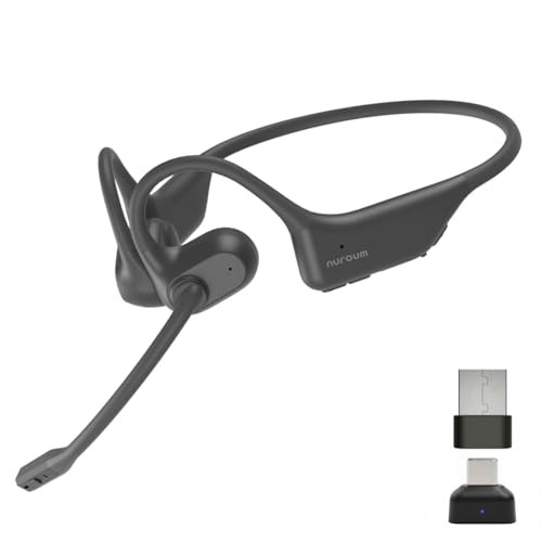 Nuroum OpenEar Pro2 Open-Ear Earphones with Mic [Upgraded Edition]