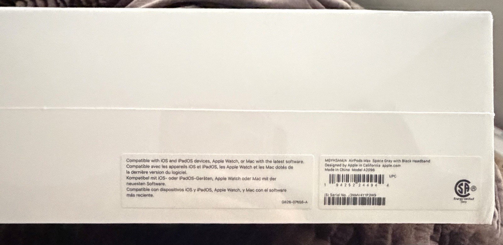Apple AirPods Max Over-Ear Headphones w/ Smart Case Space Gray/Black