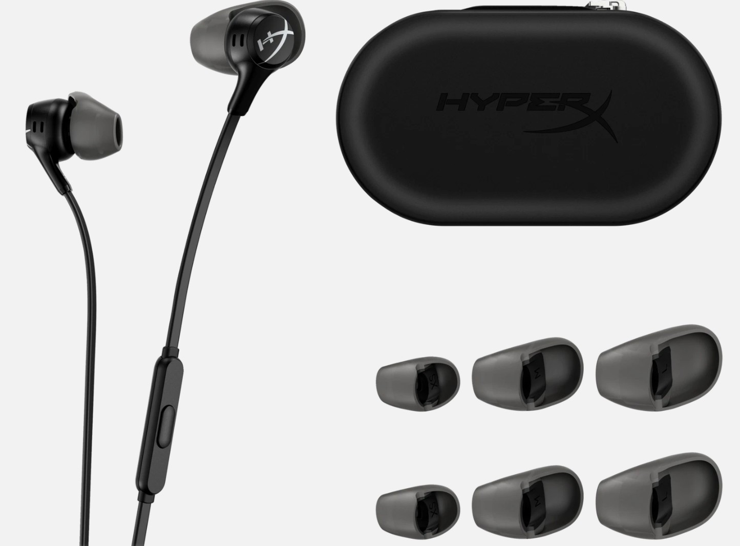 New HyperX Cloud Earbuds II Gaming Earbuds with Mic – Black Color