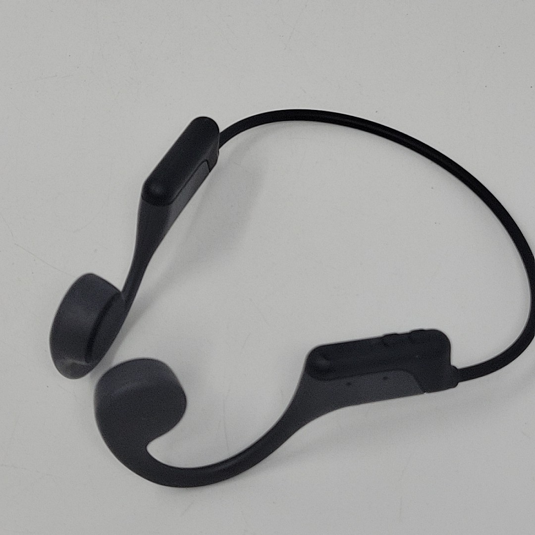 HS1 Bone Conduction Headphones, Open-Ear Wireless Bluetooth Black And Grey