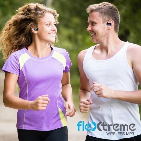 Pyle Flextreme Waterproof MP3 Player w/ Headphones, 8GB Built-in Memory PSWP14BK