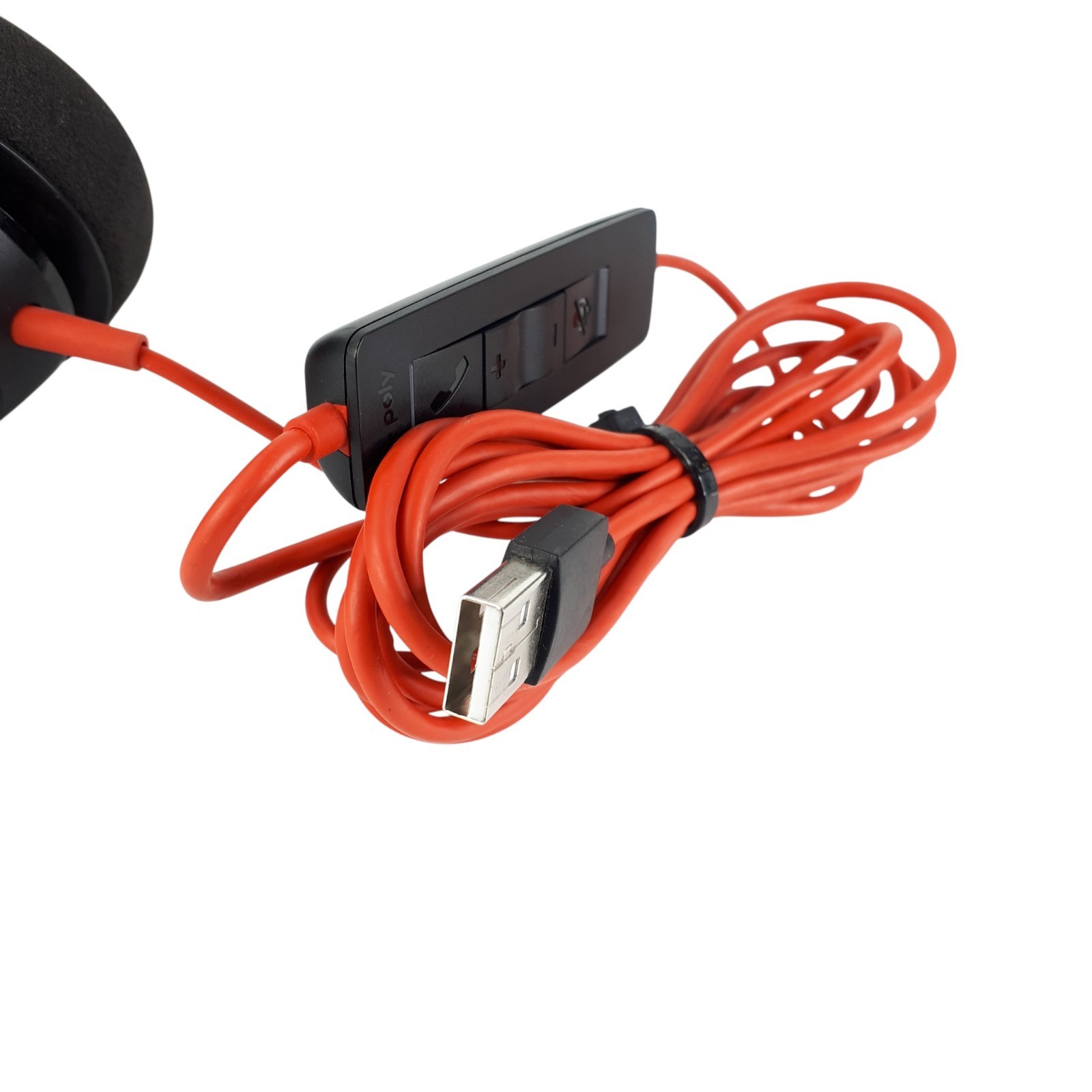 Plantronics Blackwire BW3310 USB-A Black-Orange Mono Headset Lot of 10 Working
