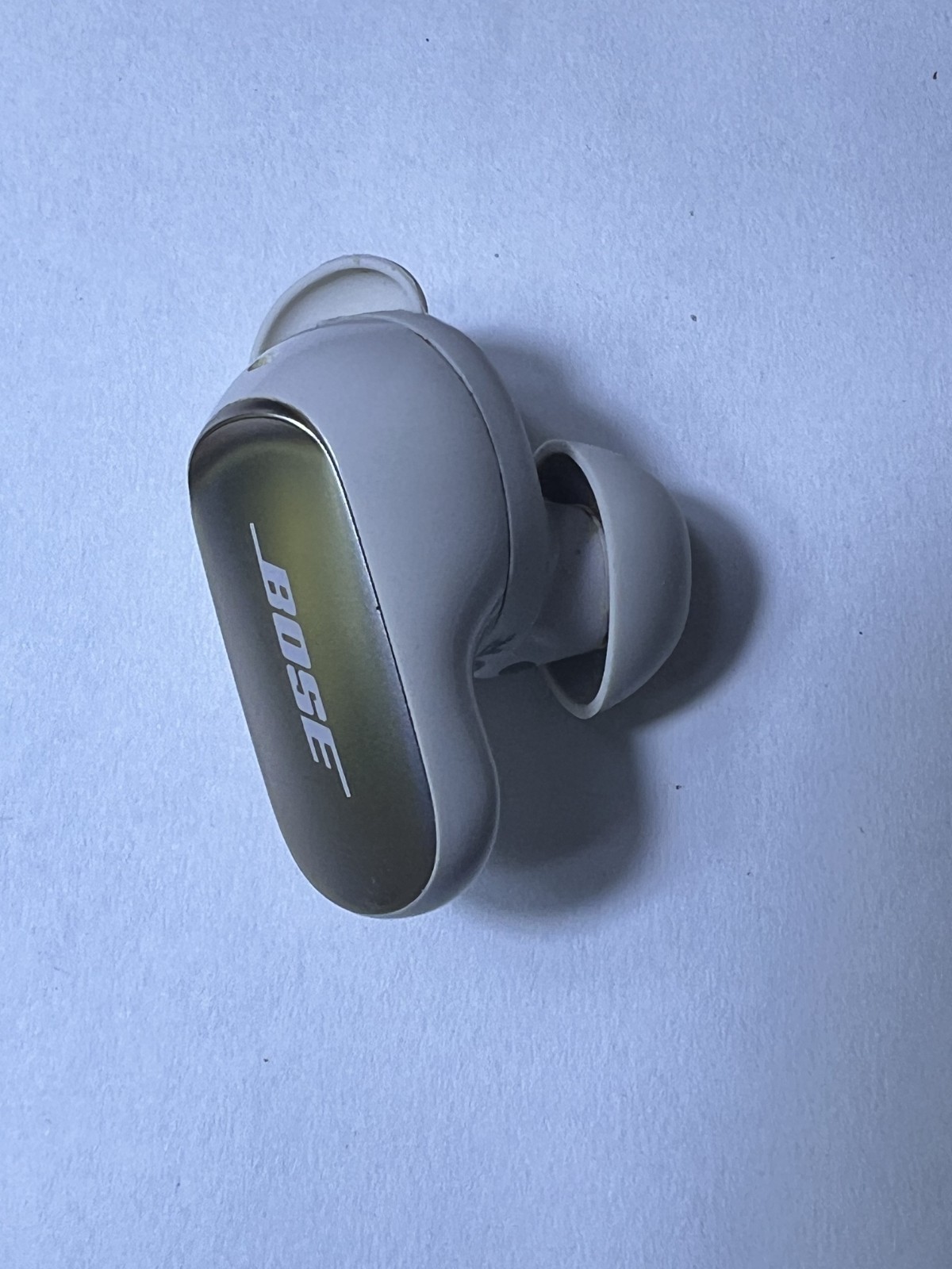 White Smoke Bose QuietComfort Ultra RIGHT SIDE ONLY 441408 QUIET but workingASIS