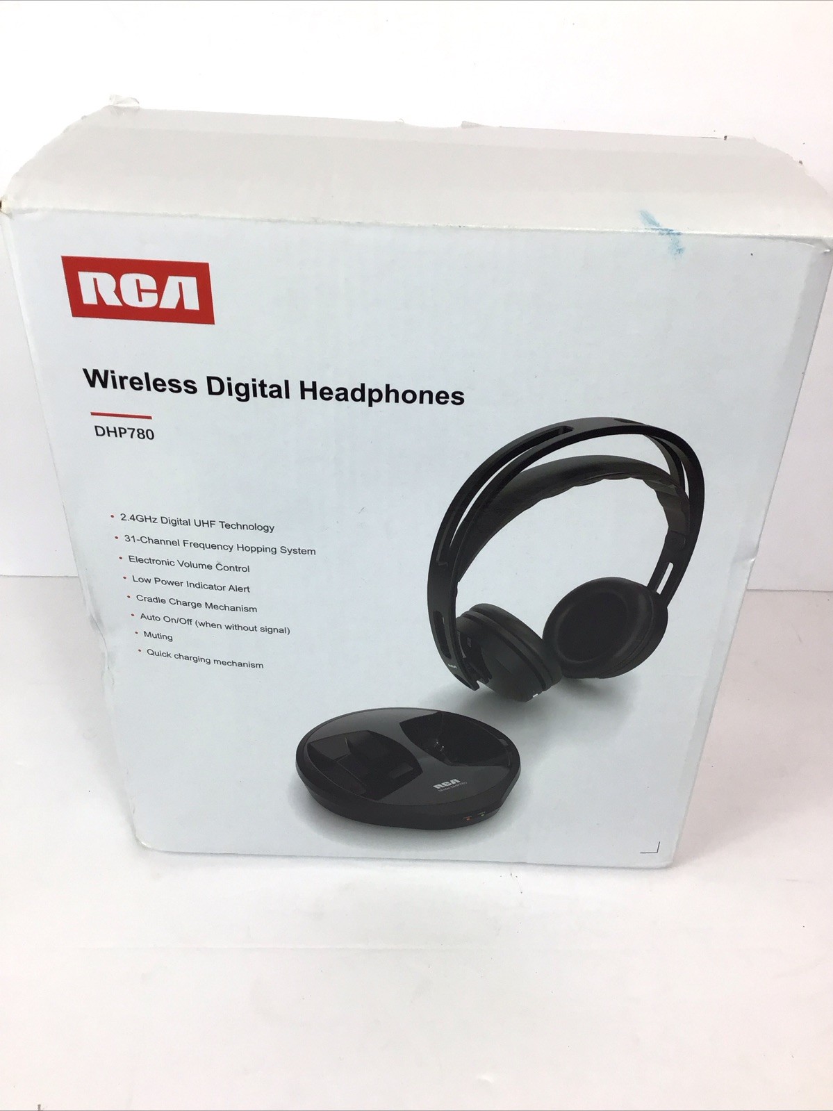 RCA Wireless Digital TV Headphones Model DHP780 Used