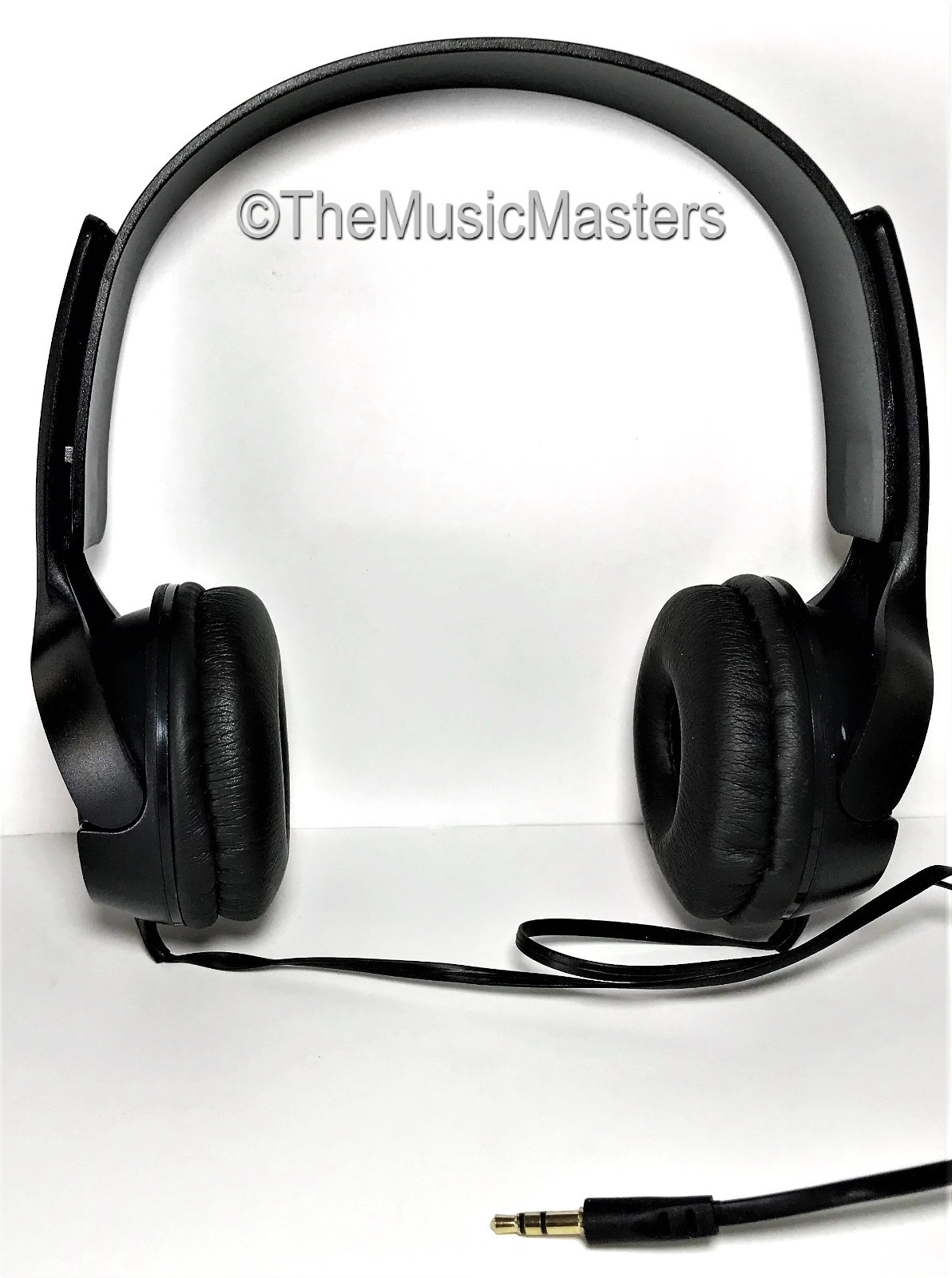 NEW! DJ Style Stereo Headphones HQ Sound Home Audio Studio Phone Tablet PC Black