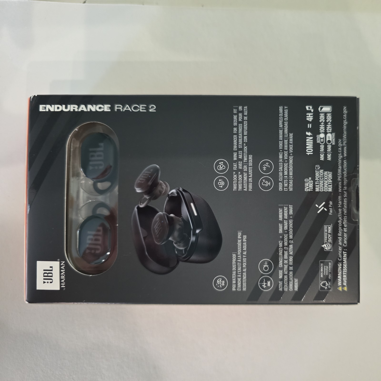 JBL Endurance Race 2 Black NC TWS Sport Headphones