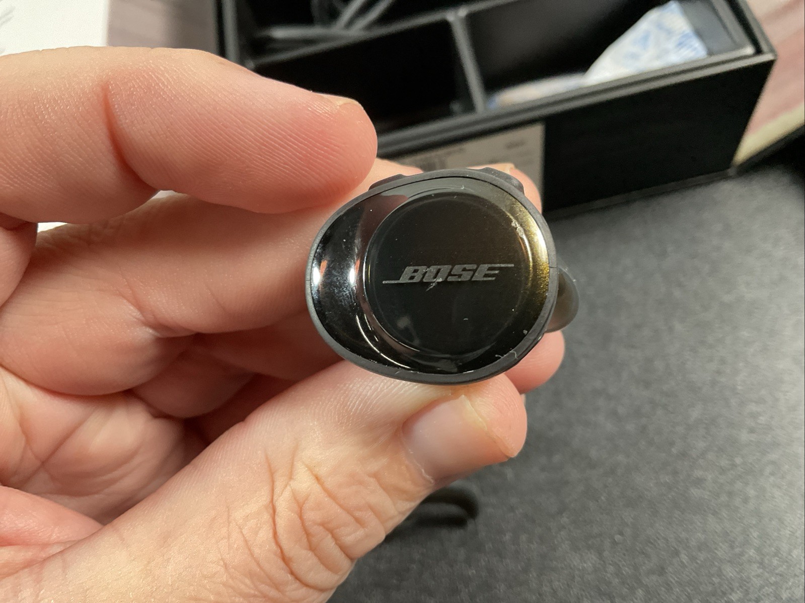 Bose SoundSport Free Wireless Earphones Black w/Box EUC