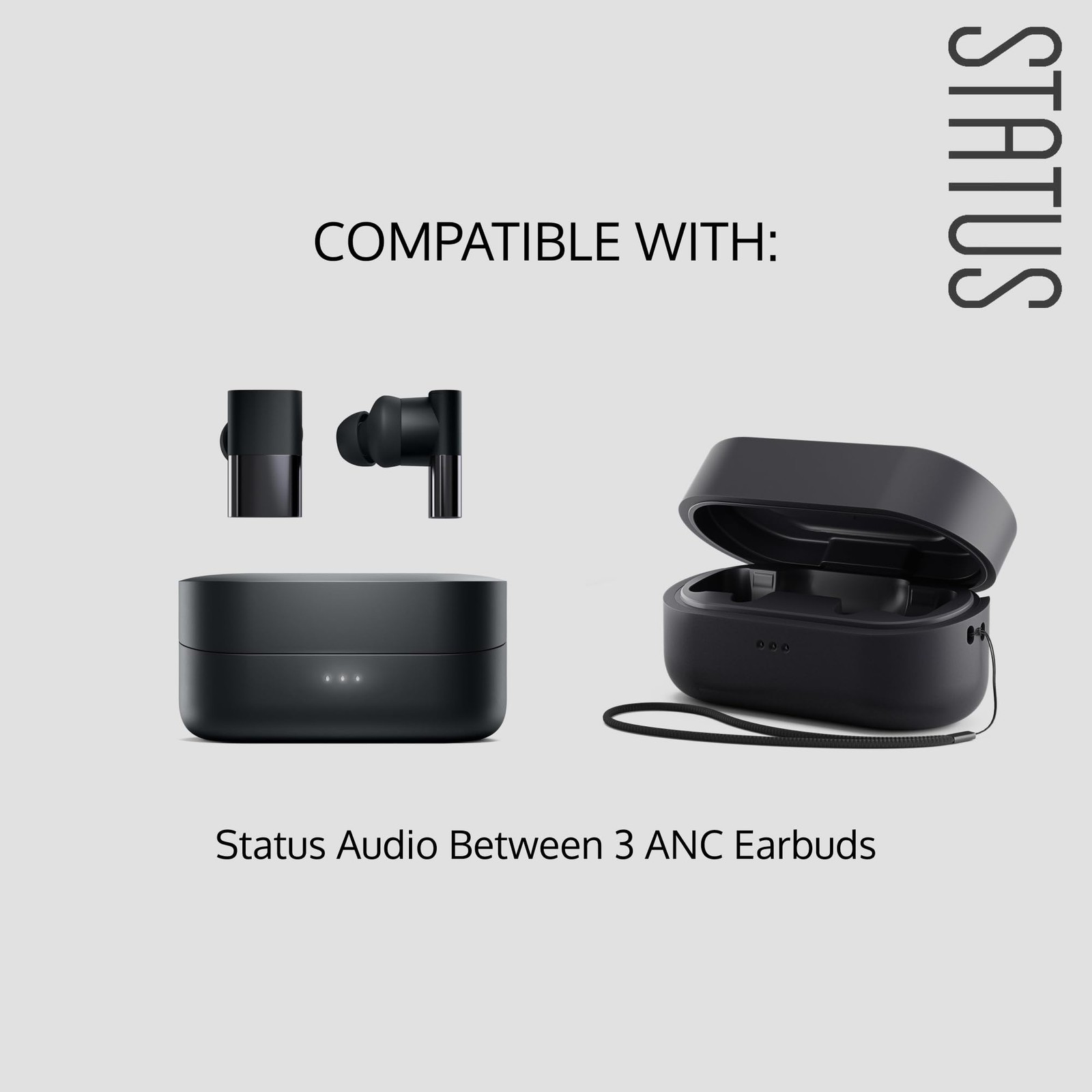 Status Audio Silicone Protective Case Cover for Headphones – for Between 3ANC Ea