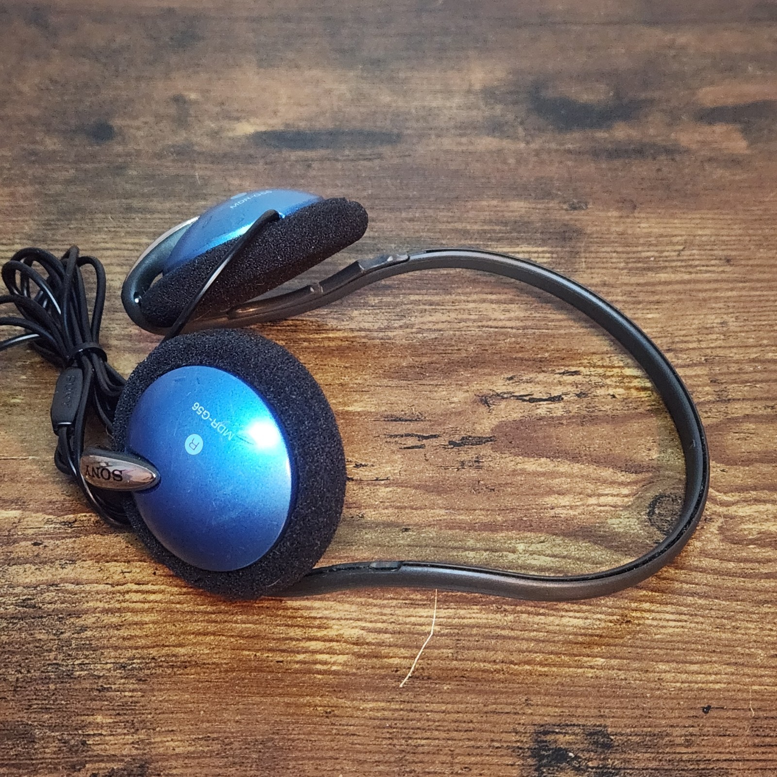 Sony MDR‑G56 Behind‑the‑Neck Street Style Headphones – Retro – Tested/Working