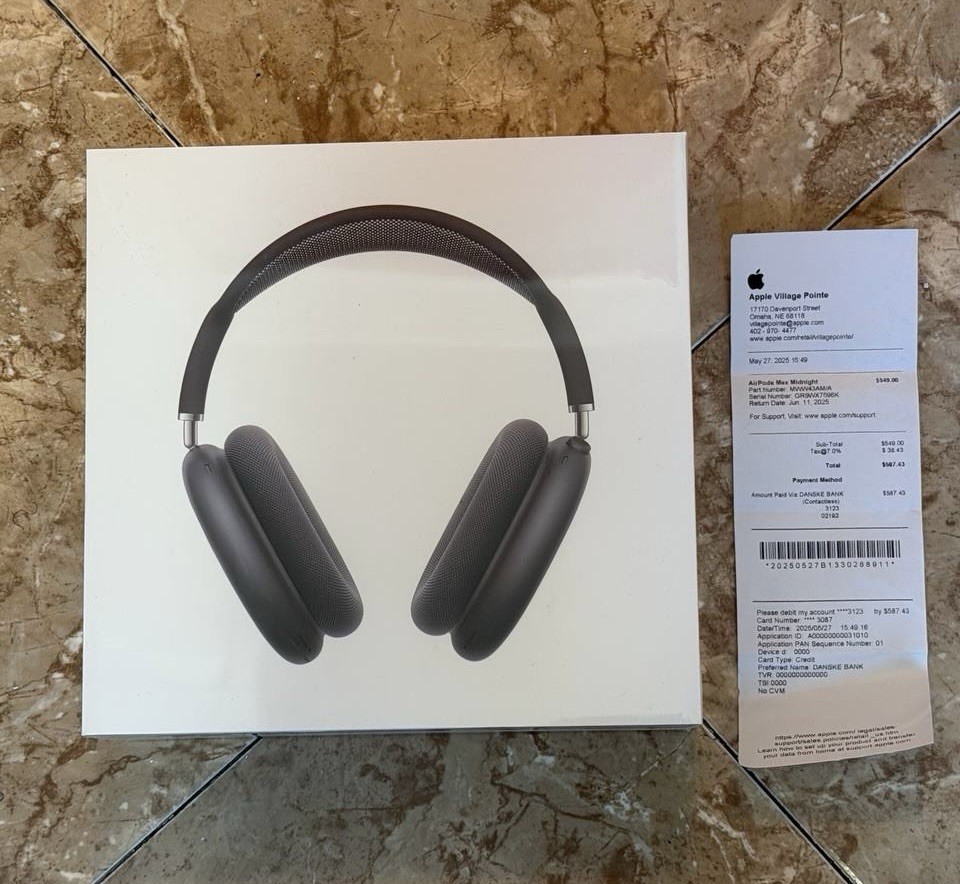 AirPods Max (USB-C) – Midnight Black – (Excellent Condition) W 1 YEAR WARRANTY