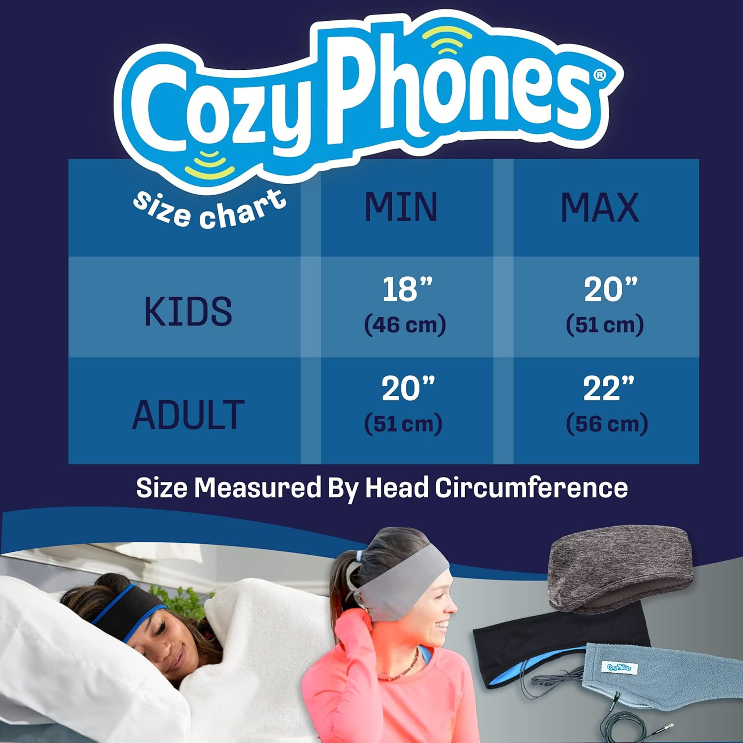 Sleep Headphones – over Ear Headphones from Ultra Thin Cool Mesh Wired for Side