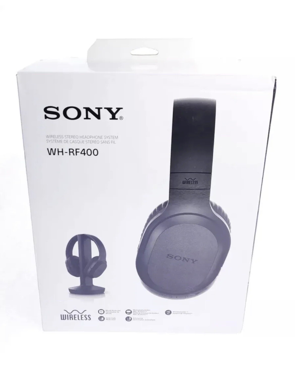 Sony RF400 Wireless Home Theater Headphones for Watching TV (WHRF400)