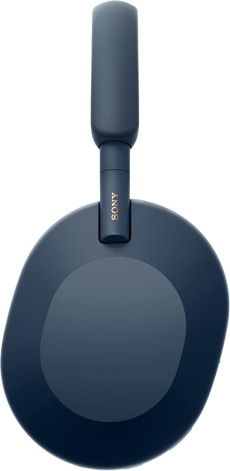 Sony WH-1000XM5 Wireless Headphones Midnight Blue Noise Canceling Touch Control