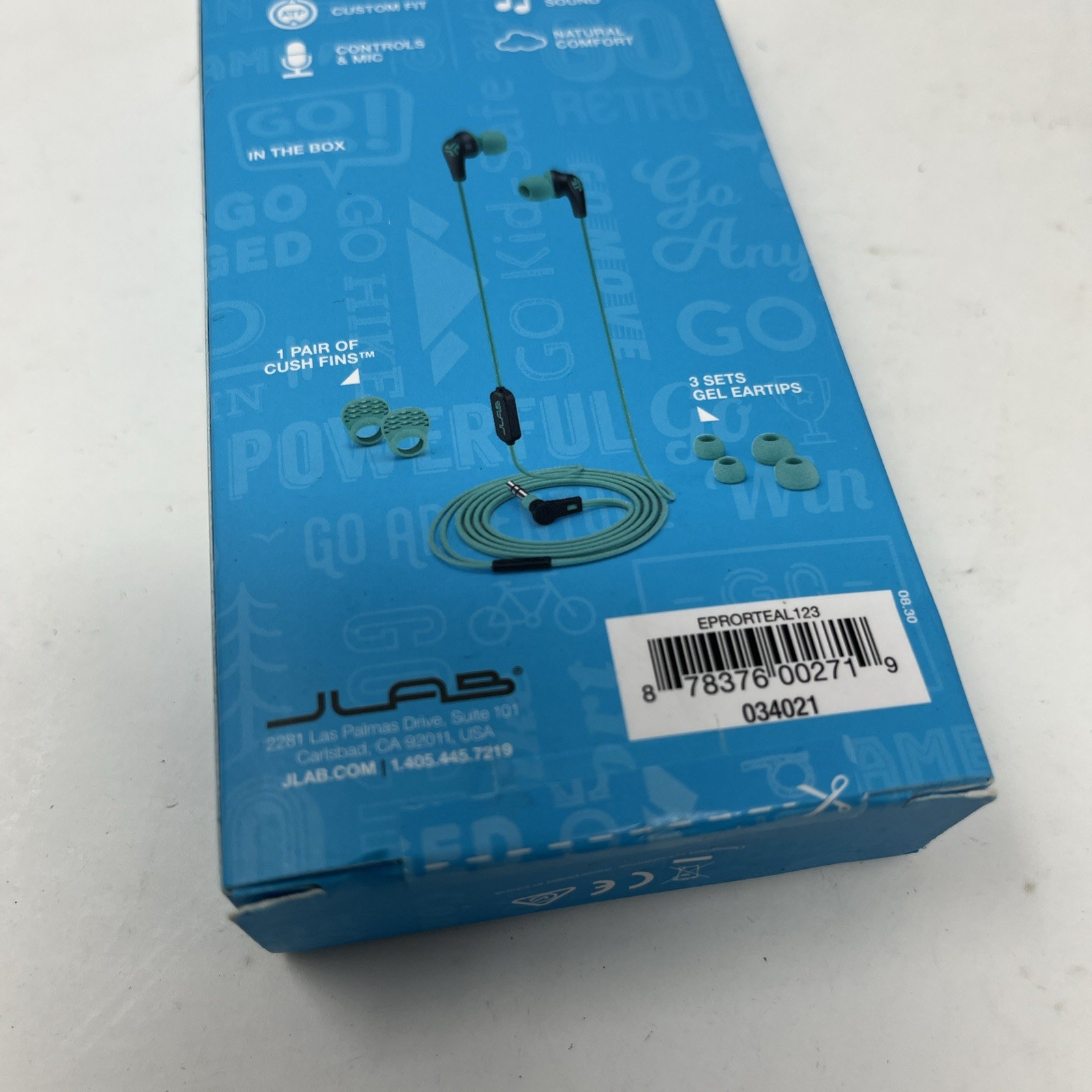 JLAB JBuds Pro Wired Signature Earbuds 10hr Playtime Teal/Black EPRORTEAL123