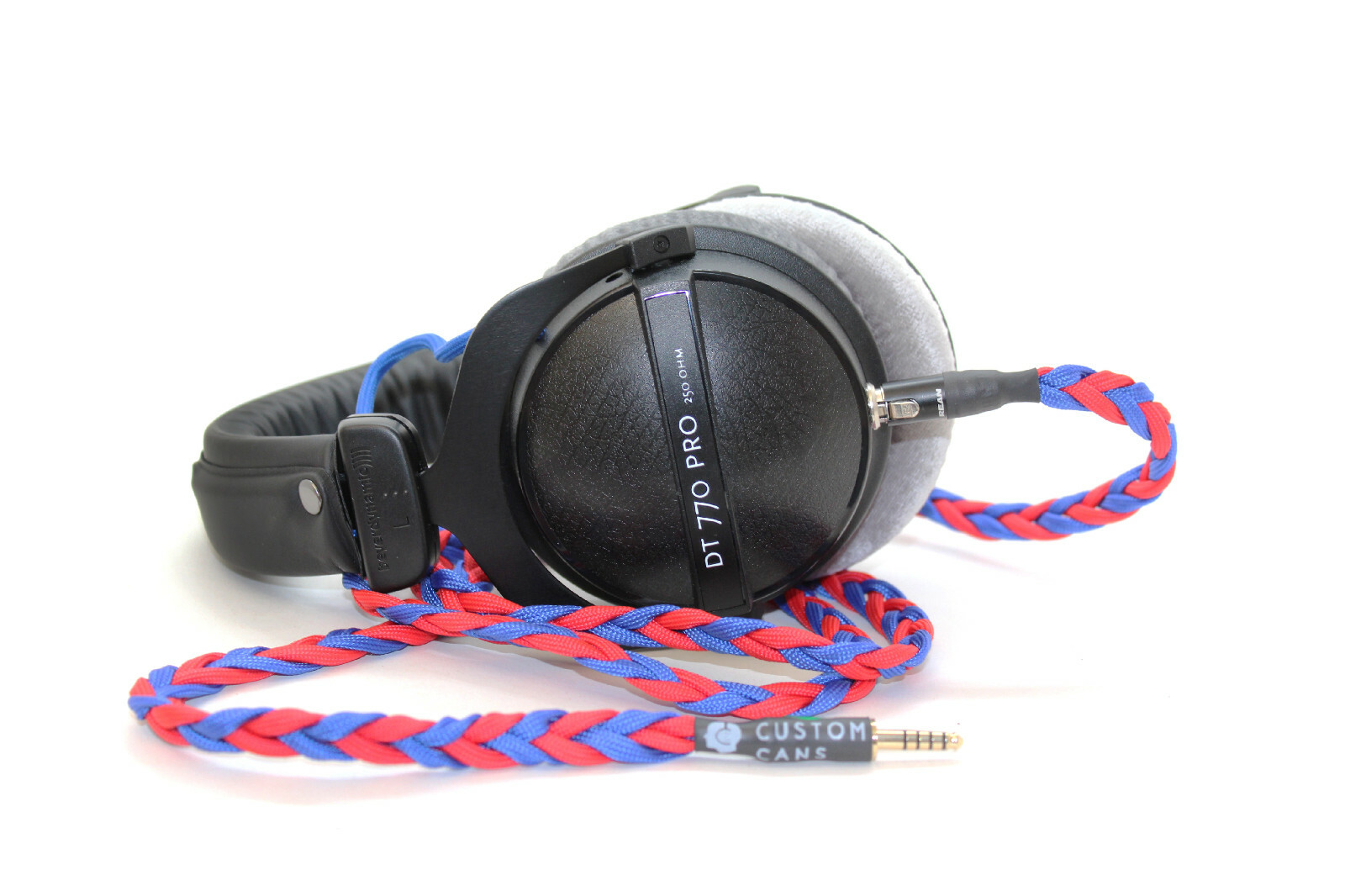 Uber Beyerdynamic DT770 with detachable balanced litz cable & modded drivers 80Ω