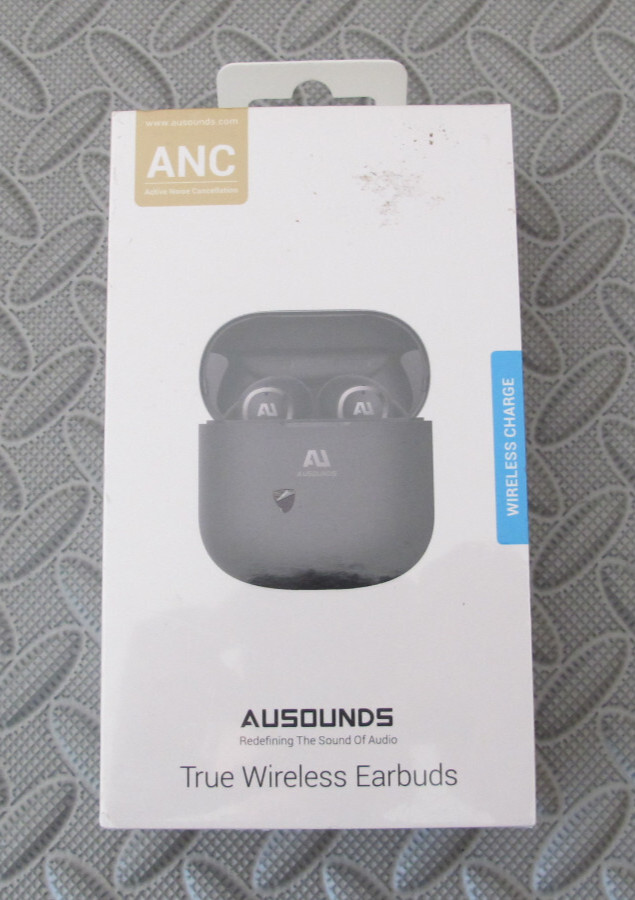 Ausounds AU-Stream ANC True Wireless Bluetooth Noise Cancelling Earbuds Black