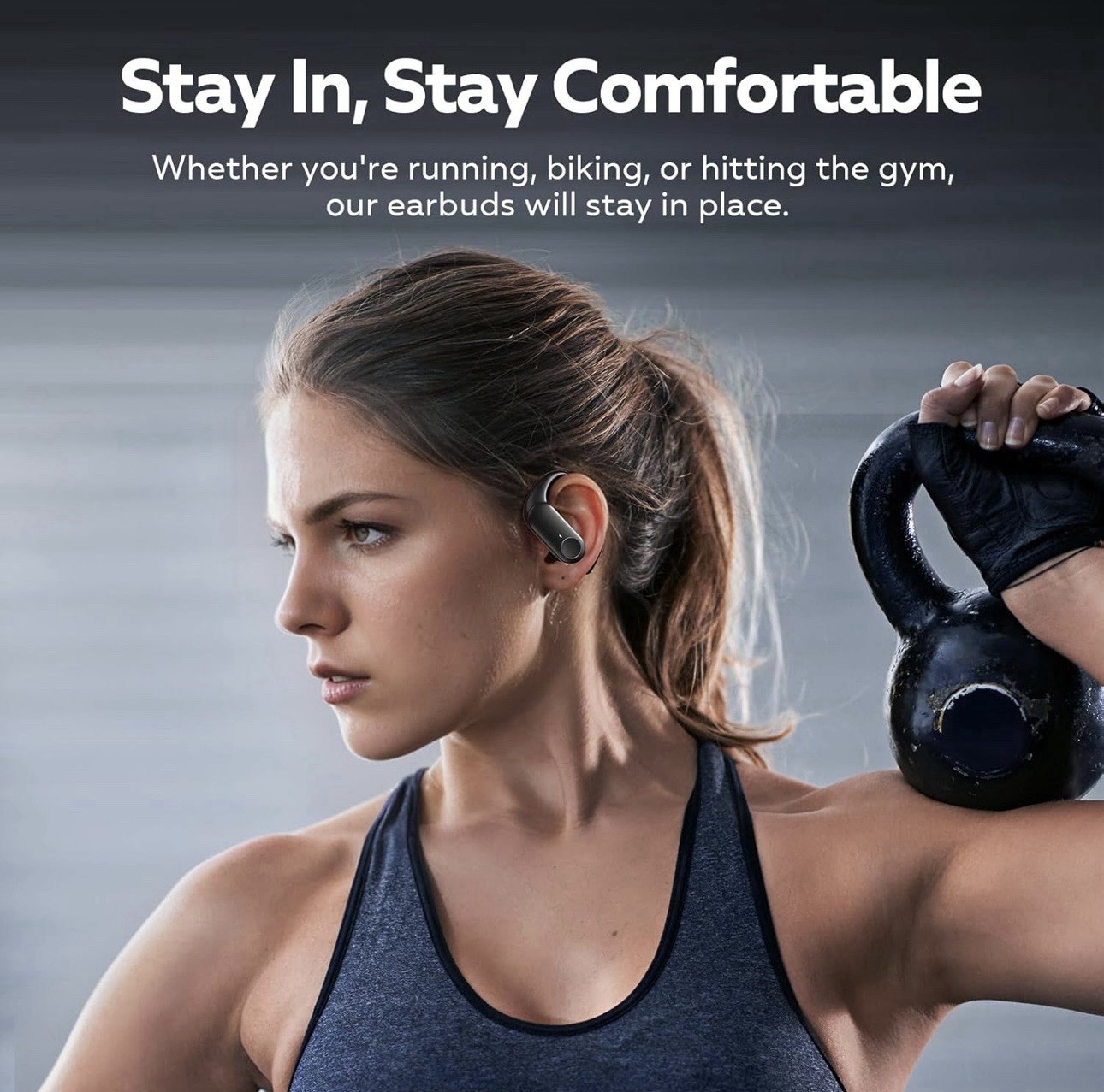 Nutshell NS18 Sports Wireless Earbuds 30hrs Playback 13mm Driver + Charge Case