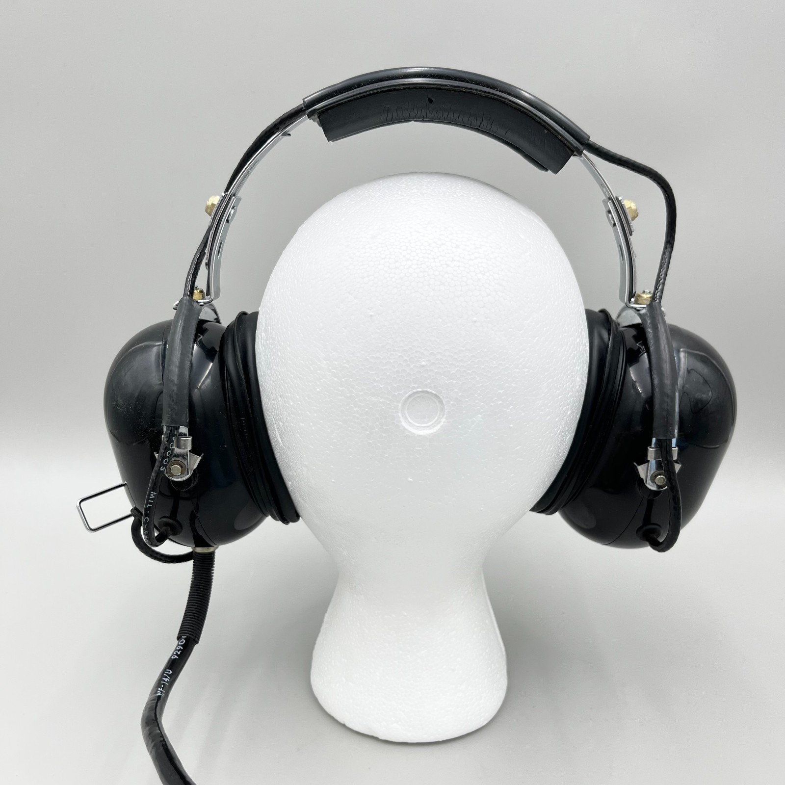 David Clark 16831 G-01 Aviation Communication Headset + Nexus U-94A/U PTT Switch