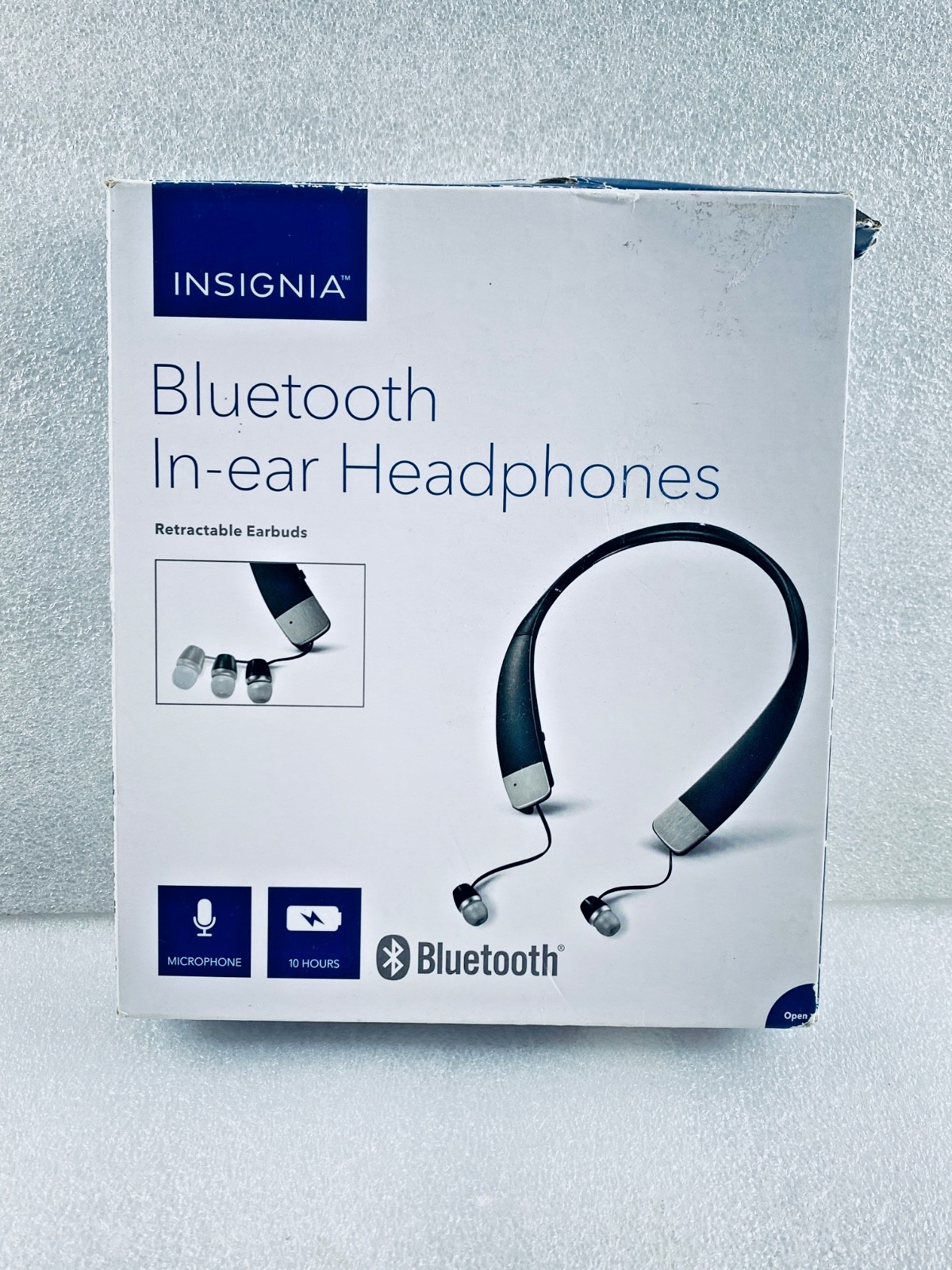 Insignia Wireless Bluetooth In-Ear Headset W/Microphone, NS-CAHBTEB02