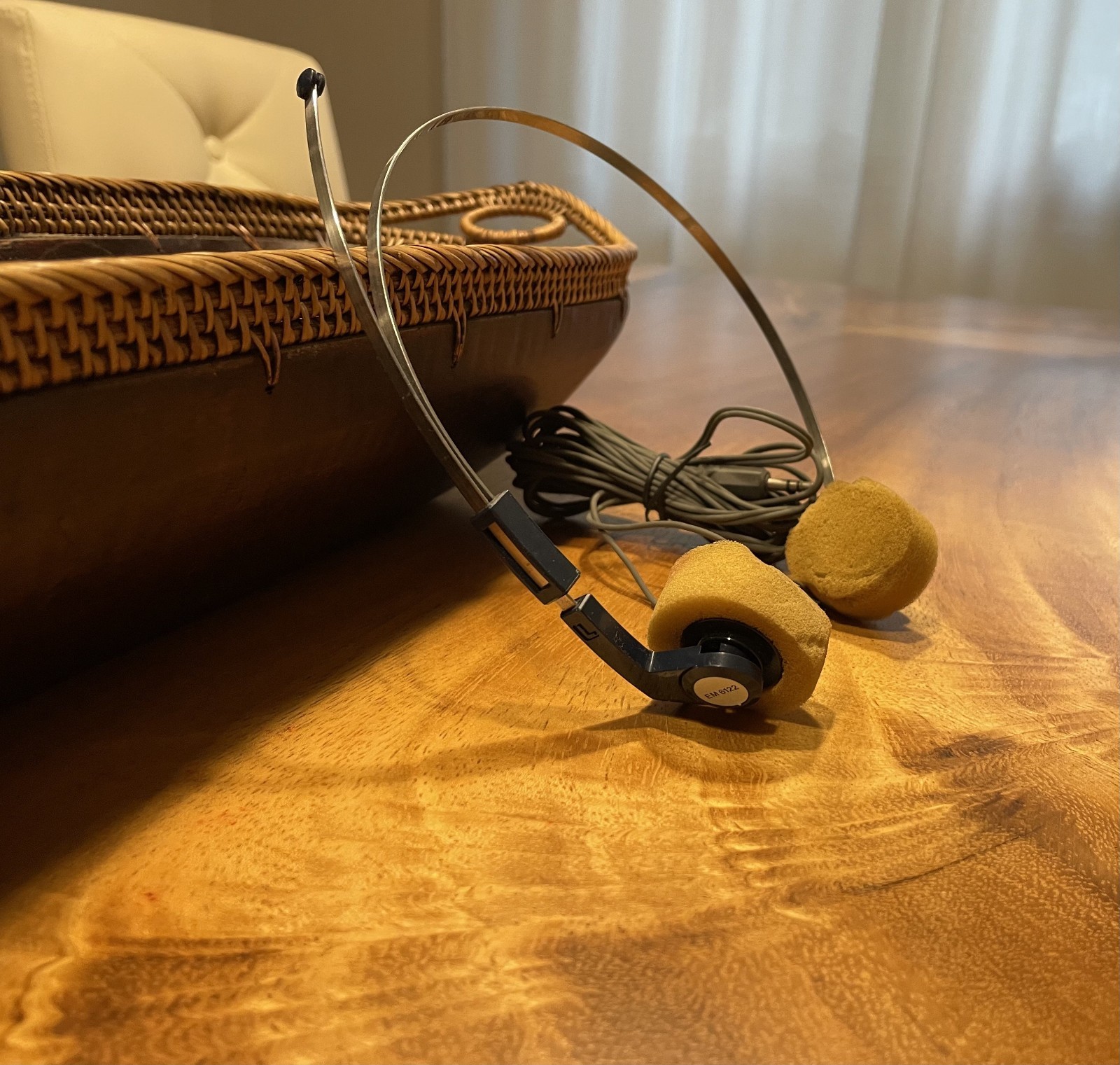 Vintage Philips EM6122 Headphones – Working