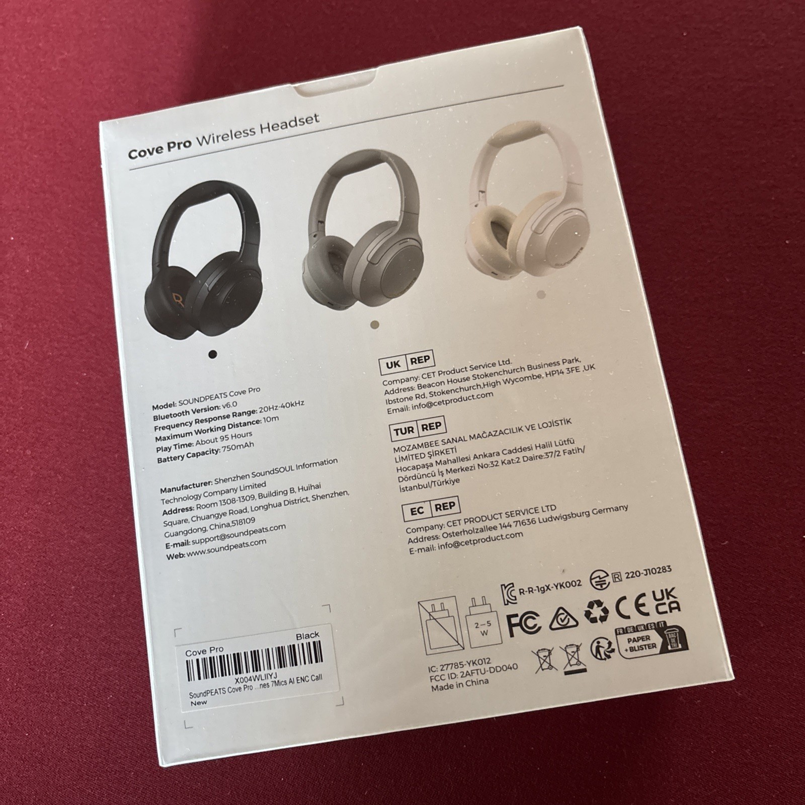 ** NEW SoundPEATS Cove Pro Over Ear Headphones | 56dB ANC | 95-Hour Battery Life